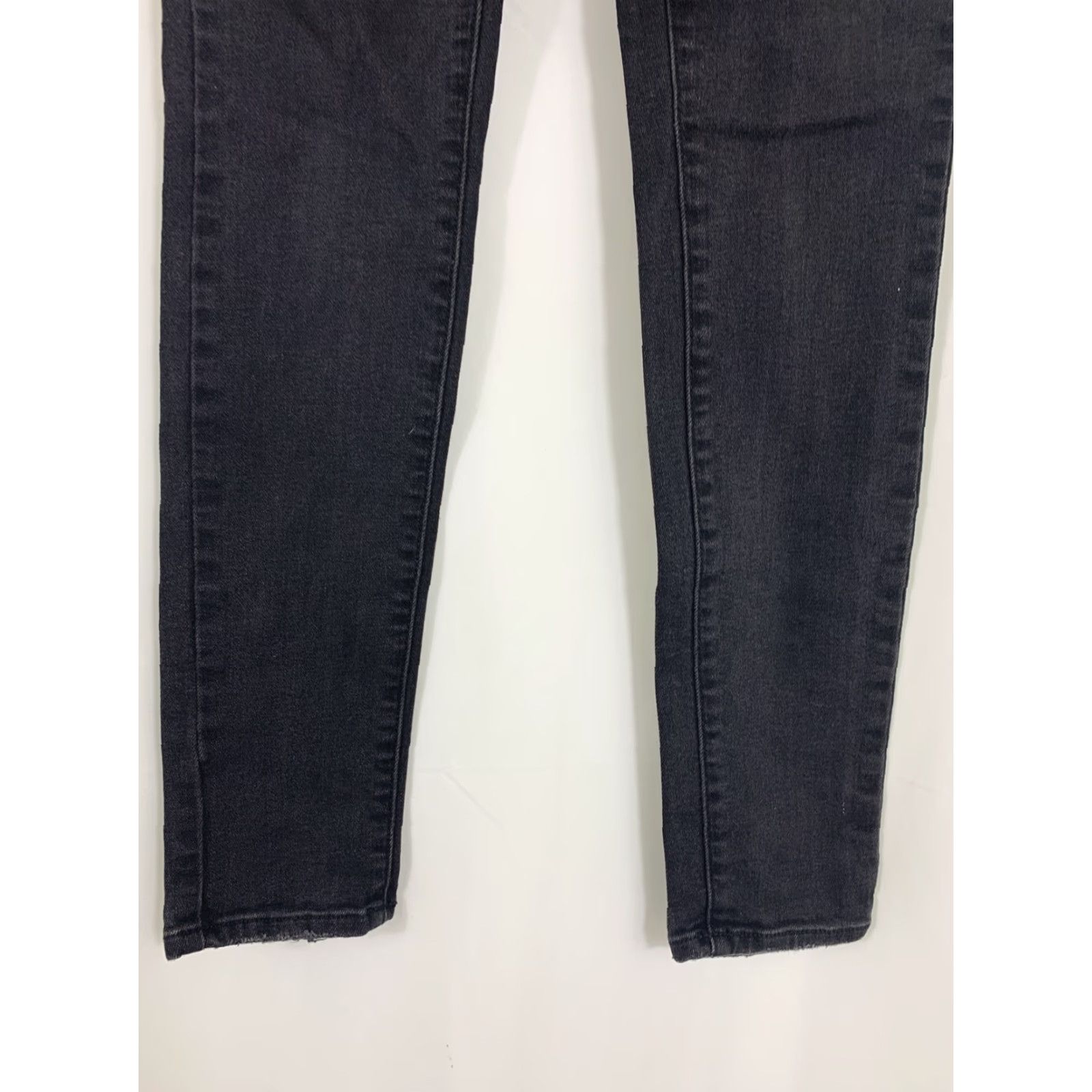 Paige PAIGE Womens Mid Rise Ultra Skinny Black Jeans W1106 USA Made 25 Zip Pockets Jeans Slim 5-Pocket Design Black Womens Mens? Size 28" / US 6 / IT 42 - 2 Thumbnail