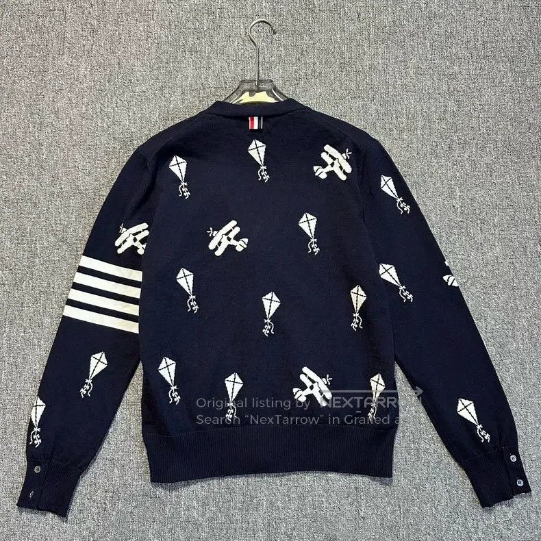 Thom Browne Thom Browne Patterned Wool Cardigan Size US L / EU 52-54 / 3 - 3 Thumbnail