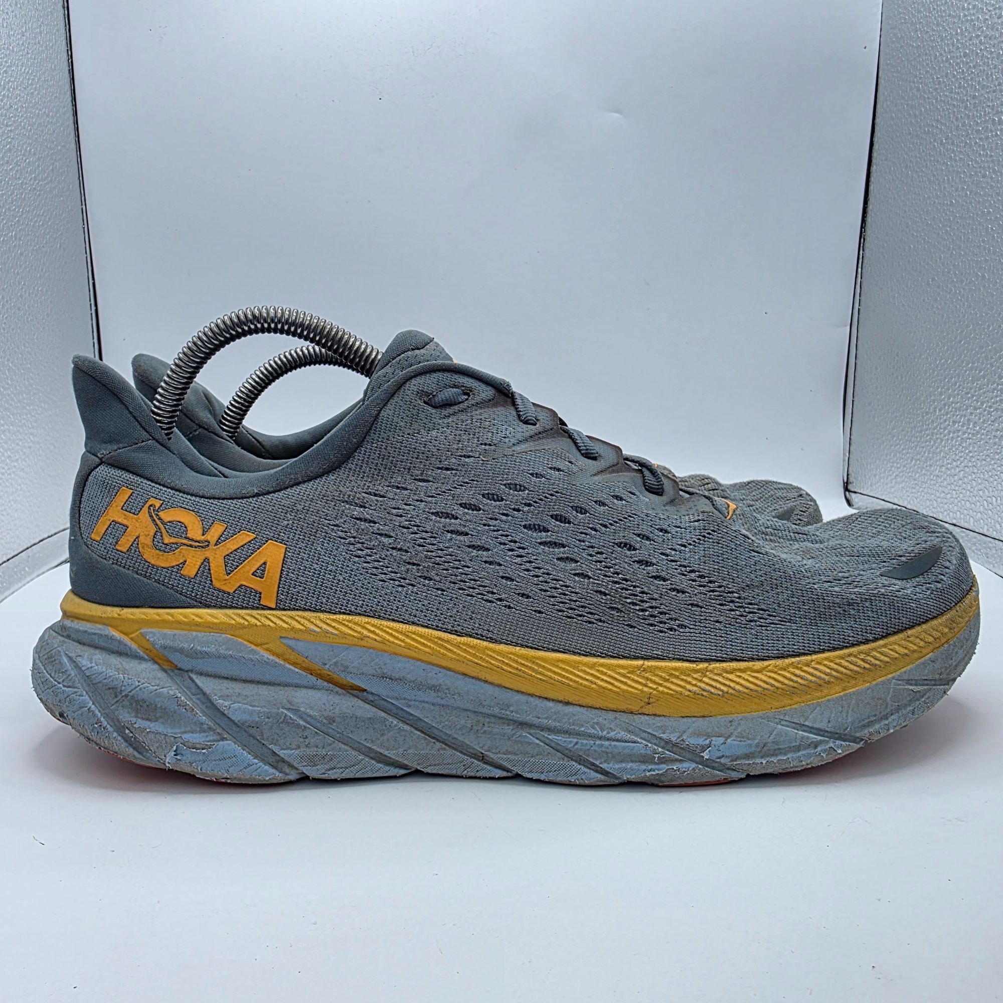 Hoka One One Clifton Mens Size 11 Goblin Blue Mountain Spr