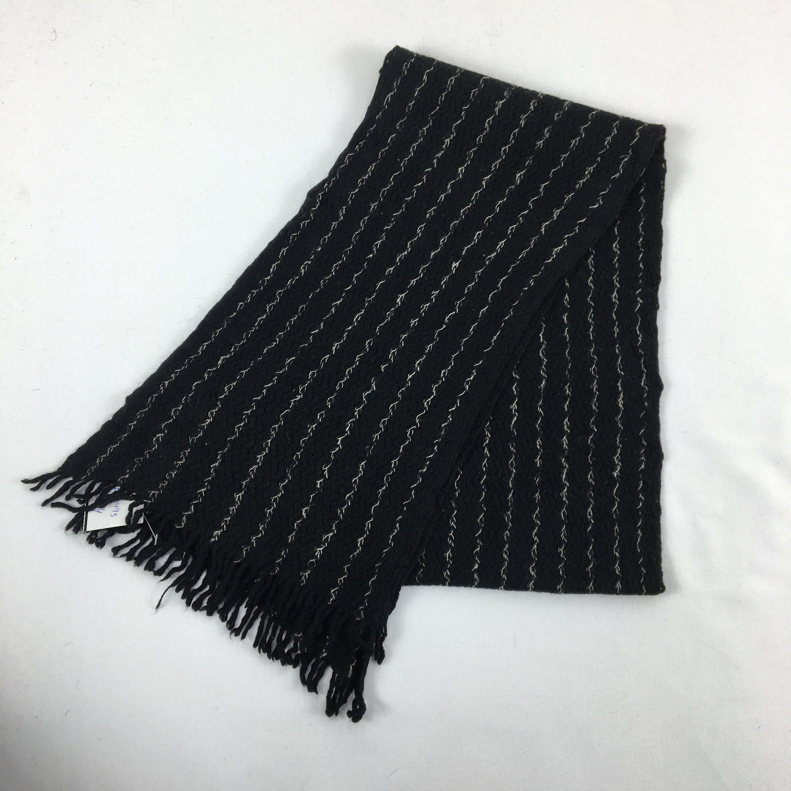 Emporio Armani Vintage Emporio Armani Wool Scarf Muffler Cashmere Scarves Size ONE SIZE - 3 Thumbnail