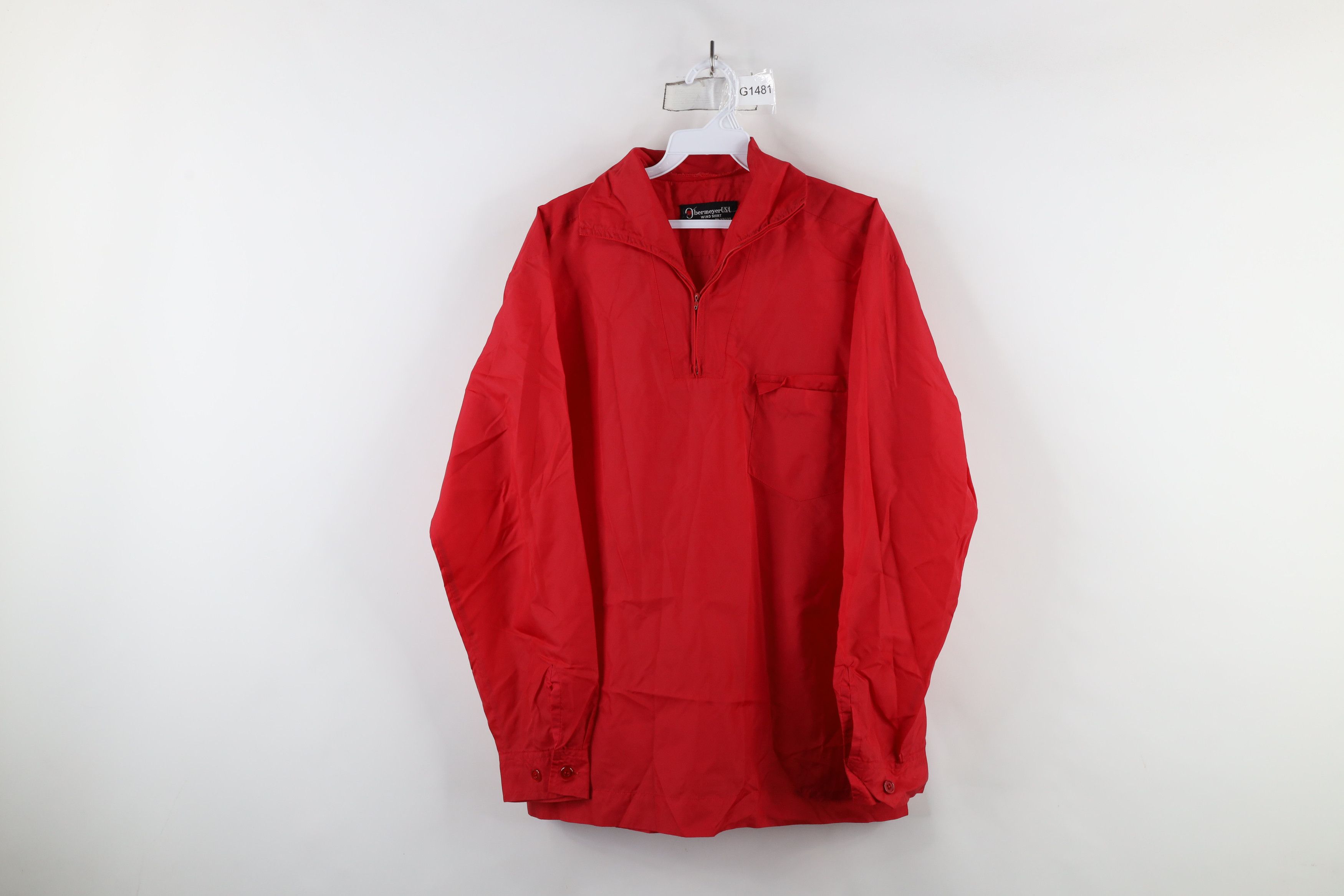 Vintage Vintage 70s Streetwear Pullover Shirt Windbreaker Jacket USA Size US M / EU 48-50 / 2 - 1 Thumbnail
