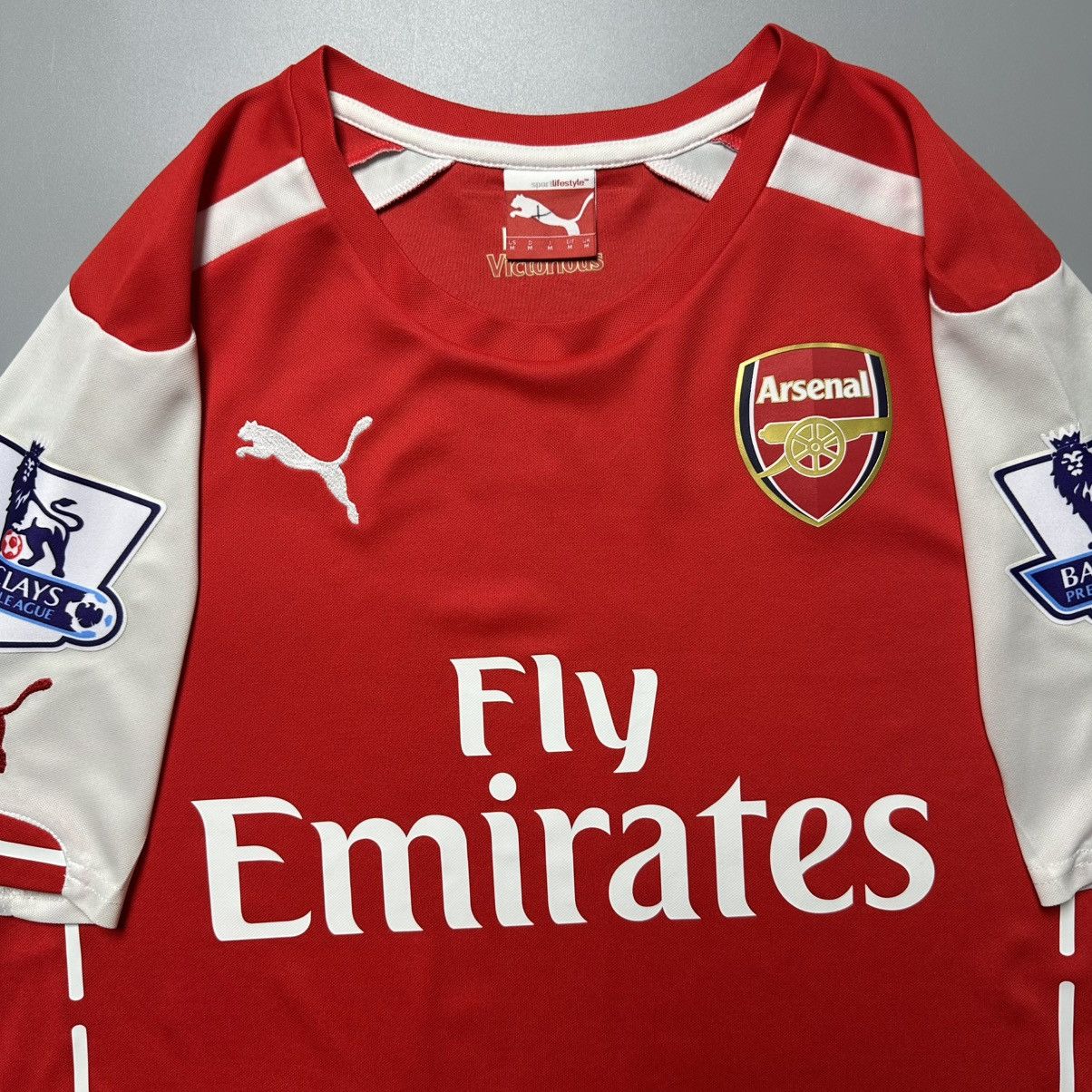 Puma ARSENAL PUMA 2014/2015 FOOTBALL SOCCER HOME JERSEY #11 OZIL Size US M / EU 48-50 / 2 - 4 Thumbnail
