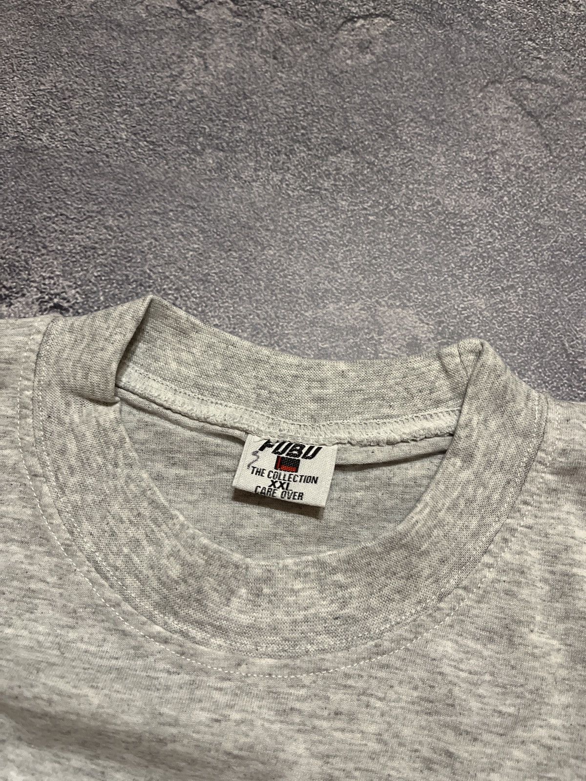 Fubu × Rap Tees × Vintage Vintage Fubu Tee Jersey Velur Big Logo 1992s Rap Skate Gang Size US XXL / EU 58 / 5 - 4 Thumbnail