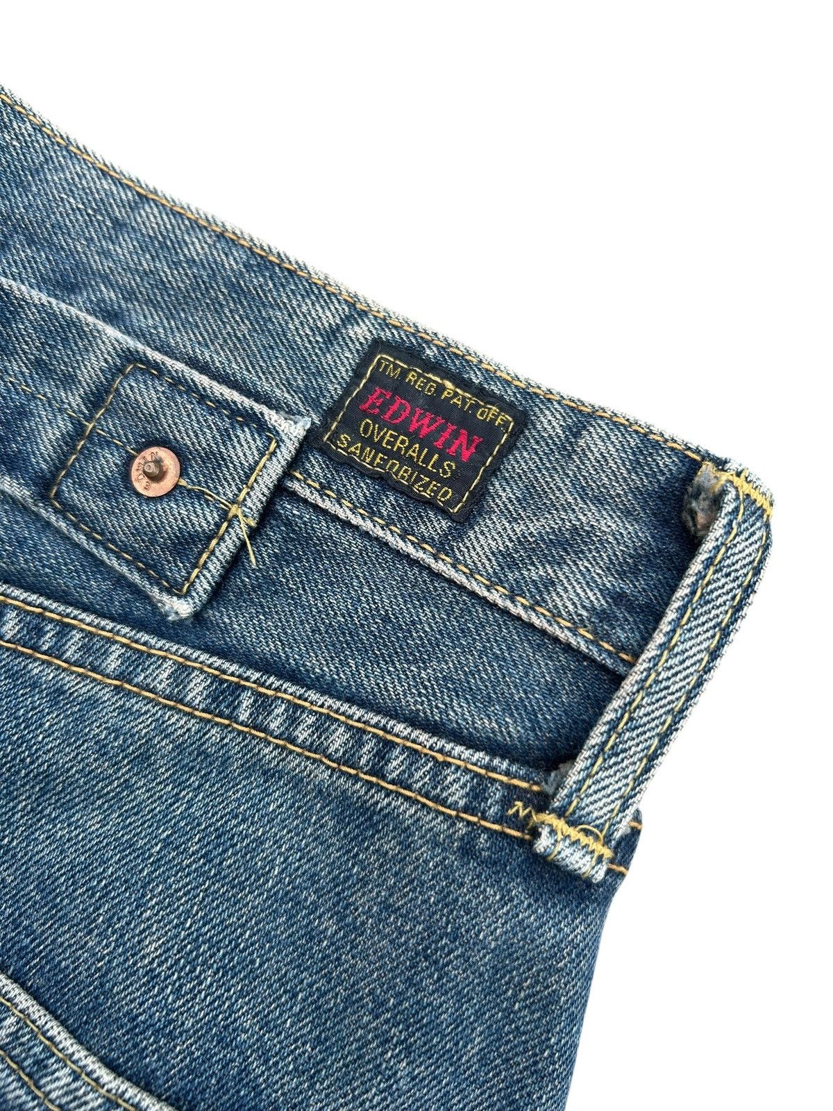 Kapital Vintage Edwin Selvedge Buckle Back Rusty Faded Denim Jeans Size US 28 / EU 44 - 10 Thumbnail