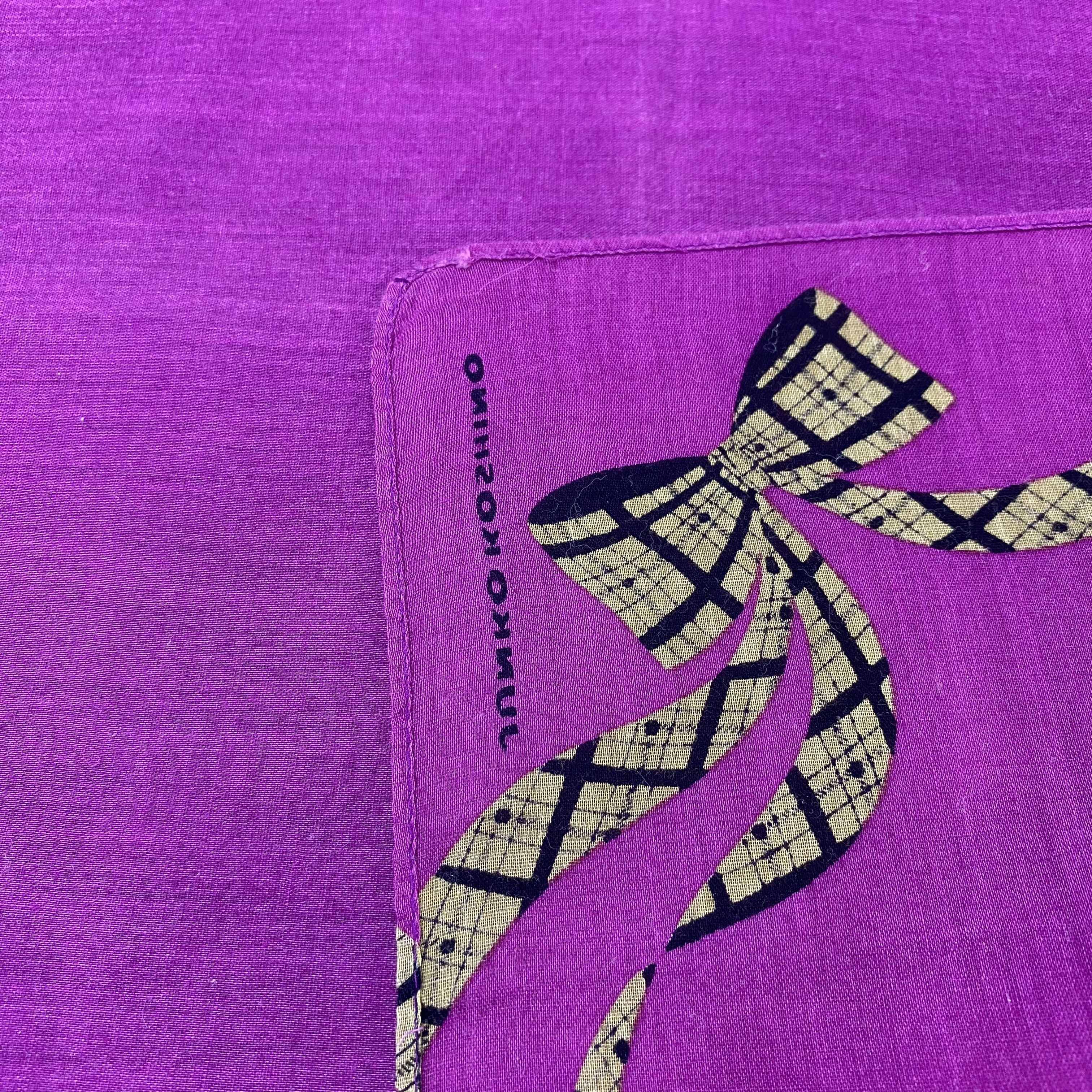 Japanese Brand Junko Koshino Handkerchief Neckerchief Bandana-B1978 Size ONE SIZE - 6 Thumbnail