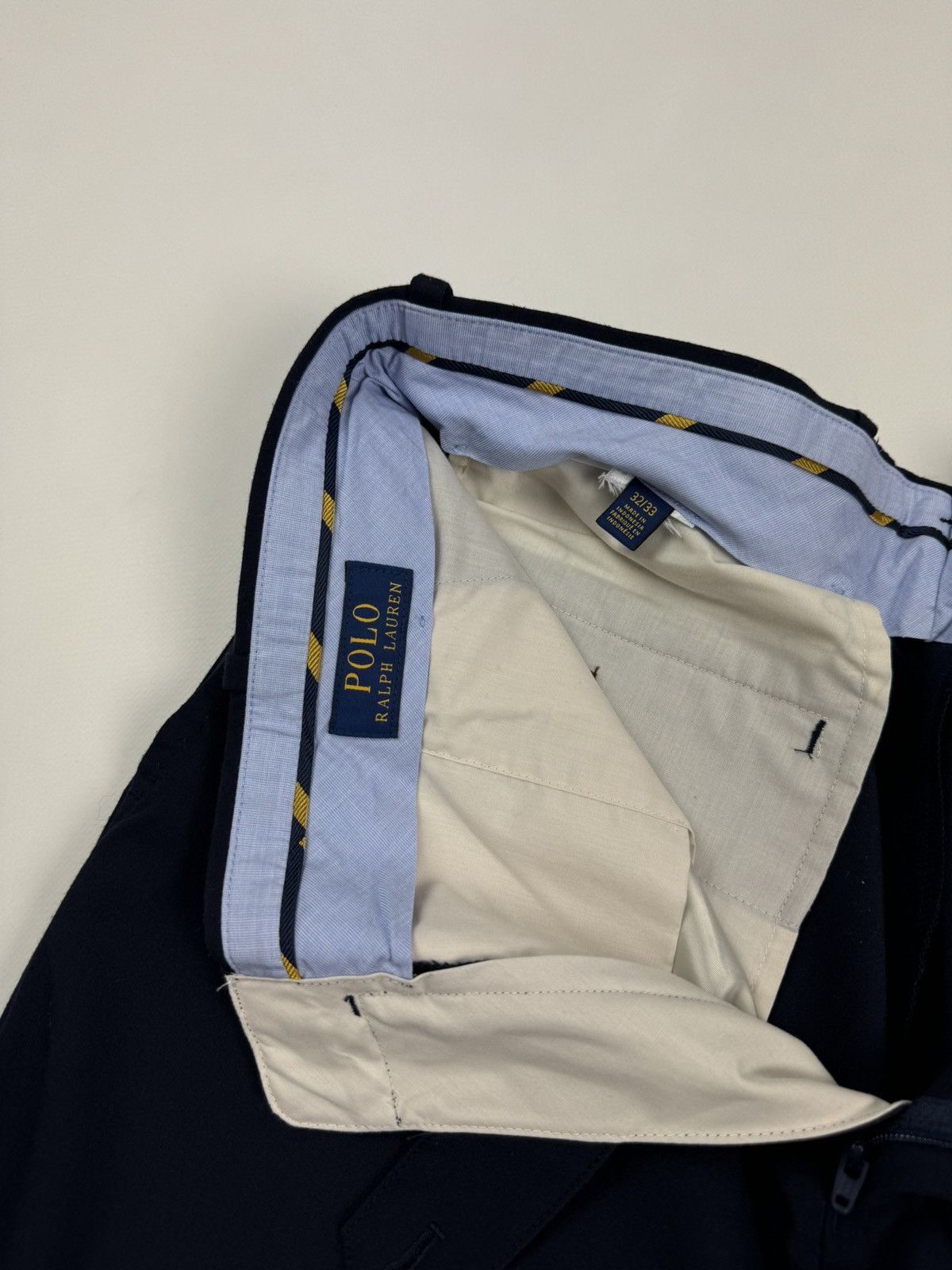 Polo Ralph Lauren Polo Ralph Lauren Basic Chino Navy Pants Size US 32 / EU 48 - 10 Thumbnail