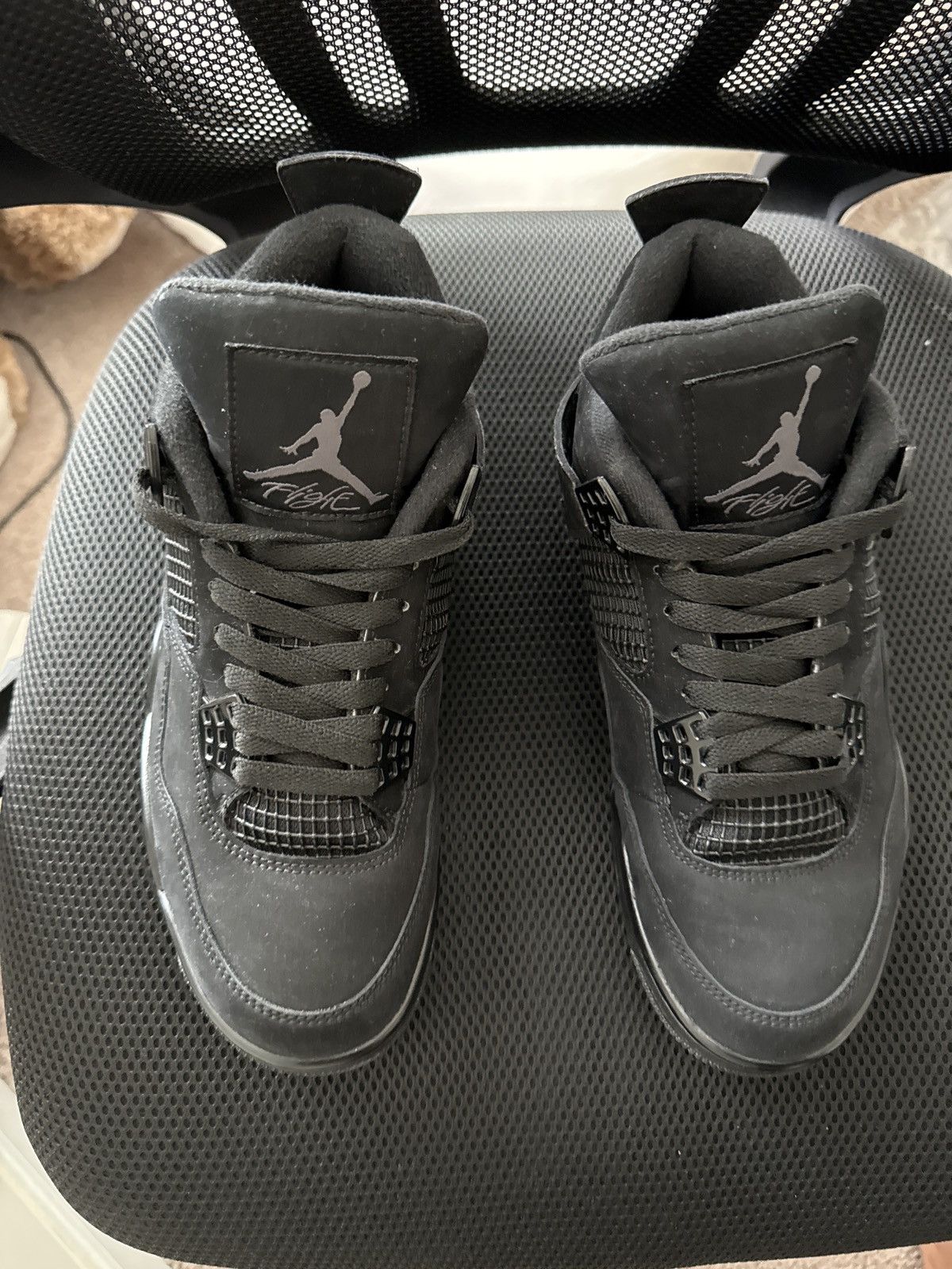 Nike Black cat Air jordan 4 Size US 8.5 / EU 41-42 - 12 Thumbnail