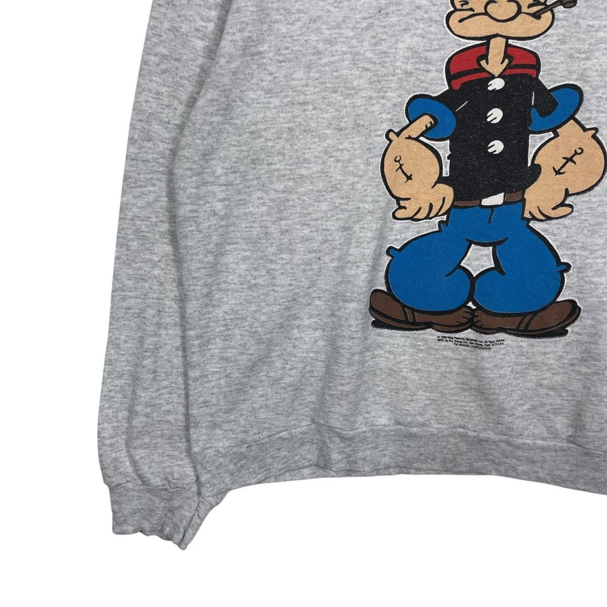 Vintage Vintage 90s Popeye Big Print Crewneck Sweatshirt Size US M / EU 48-50 / 2 - 3 Thumbnail