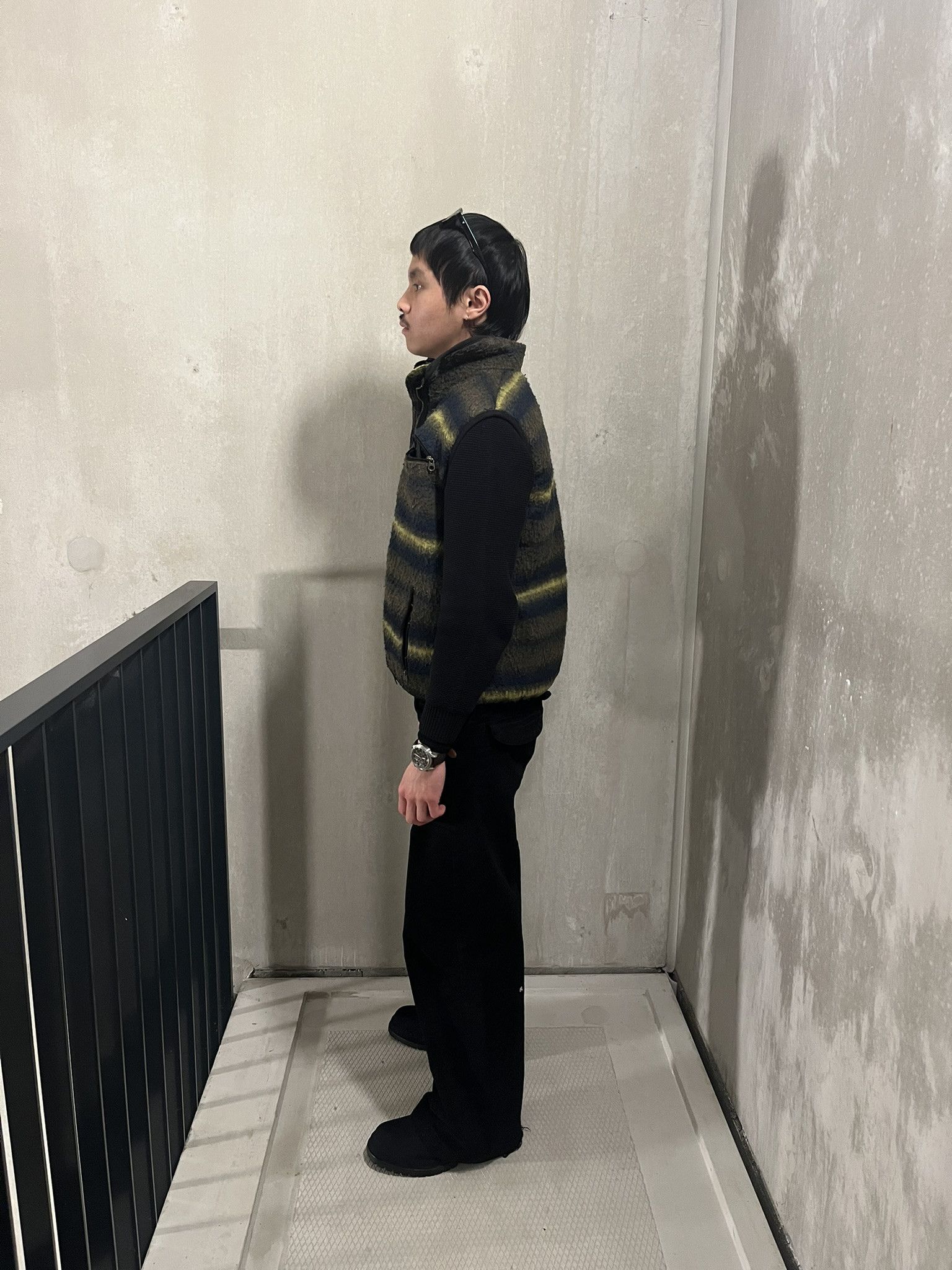 Kapital Kapital Reversible Striped Wool/Nylon Vest Size US S / EU 44-46 / 1 - 13 Thumbnail
