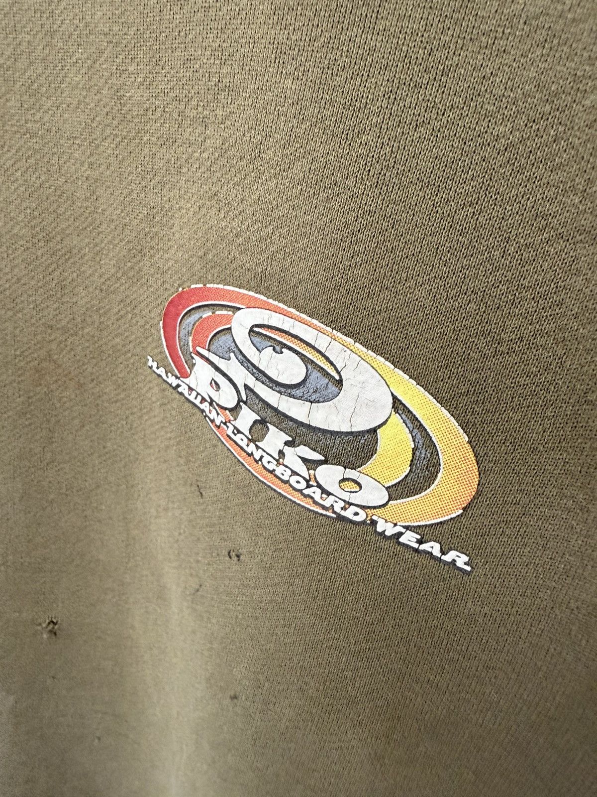 Sun Surf insane‼️ Distressed Piko Surf Backhit Logo Roundneck Sweats Size US L / EU 52-54 / 3 - 5 Thumbnail