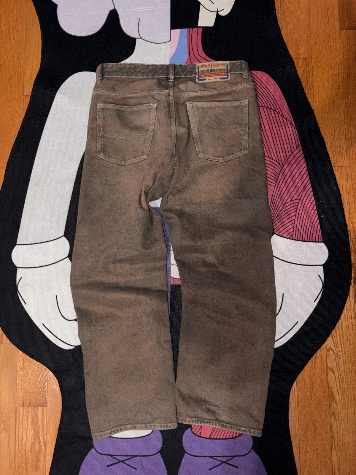 Diesel Diesel ‘2001 5 Pocket’ Brown Mudwash Jeans Size US 29 - 5 Thumbnail