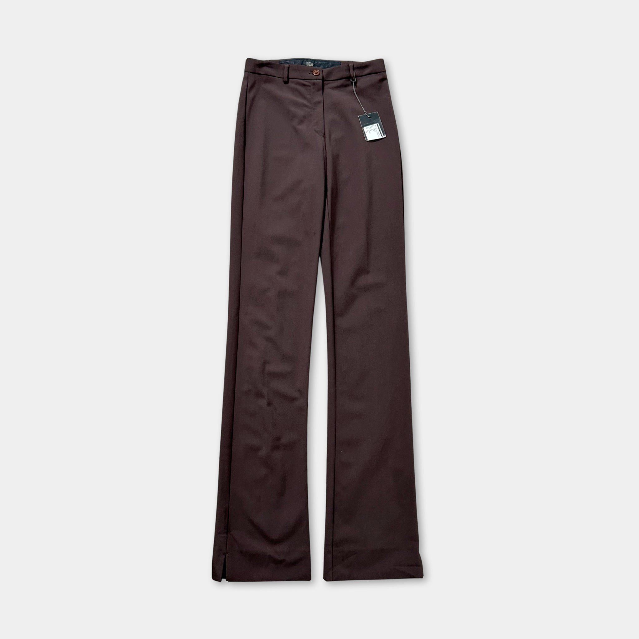 Marithe + Francois Girbaud Marithé + François Girbaud Classic Elegant Brown Nylon Pants Size 28" / US 6 / IT 42 - 1 Thumbnail