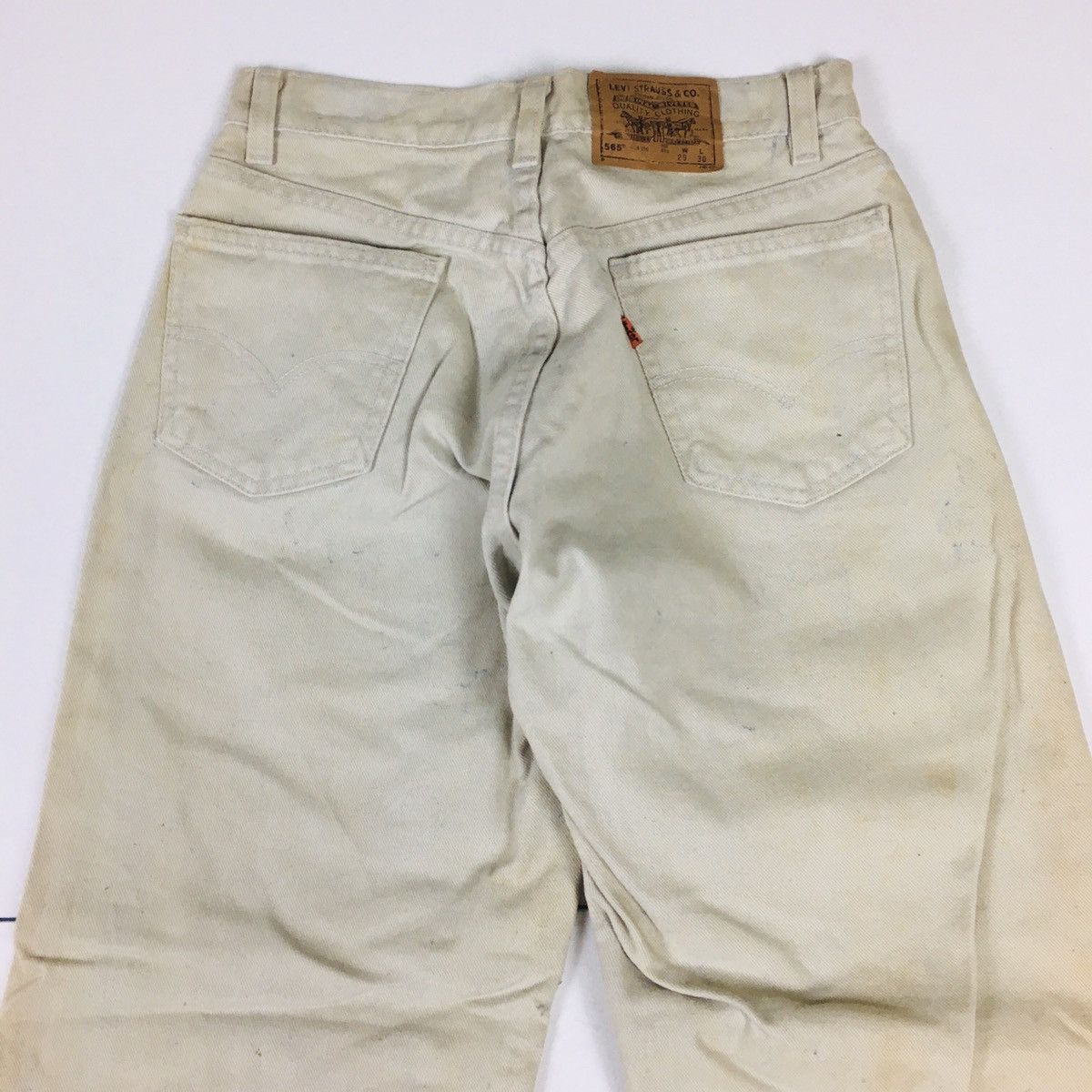 Vintage 90s Levi’s 565 Orange Tab Wide Leg Student