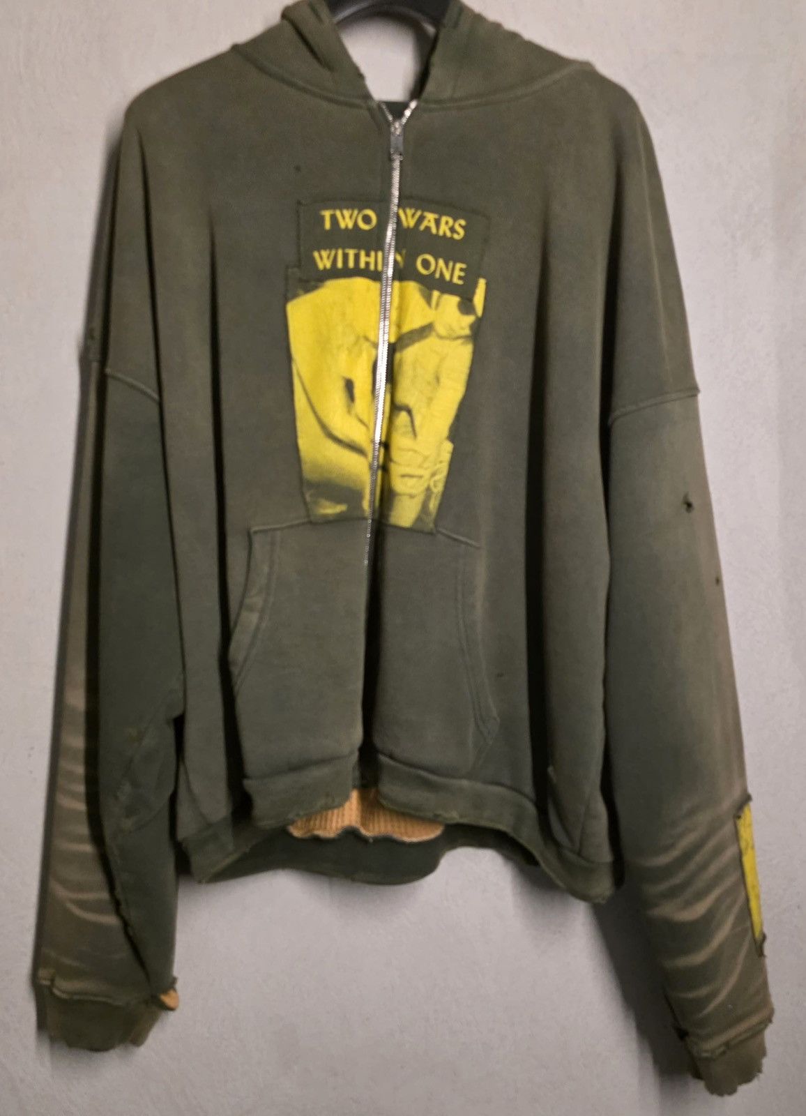 Enfants Riches Deprimes TWO WARS WITHIN ONE ASSEMBLAGE ZIP HOODIE Size US XXL / EU 58 / 5 - 5 Thumbnail