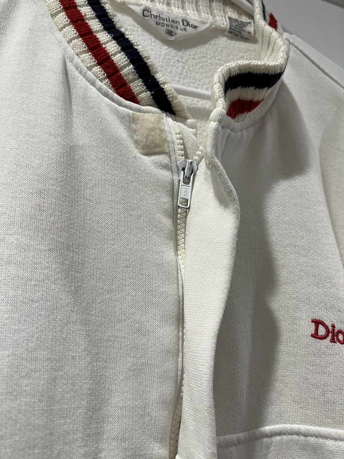 Christian Dior Monsieur Vintage Dior White Track Jacket Size US XL / EU 56 / 4 - 2 Thumbnail