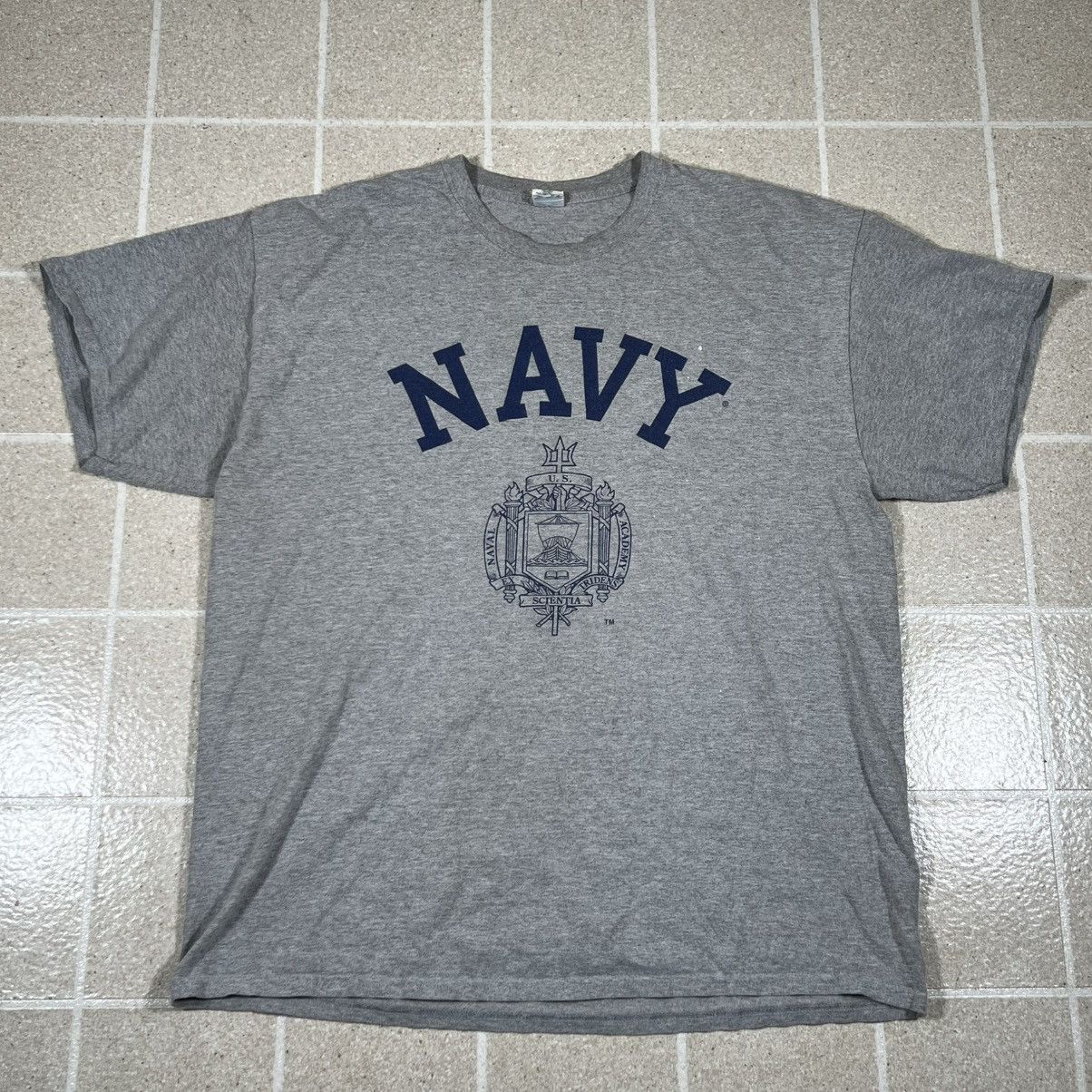 Vintage Vintage US Navy Naval Academy Tshirt Size XL Size US XL / EU 56 / 4 - 1 Thumbnail