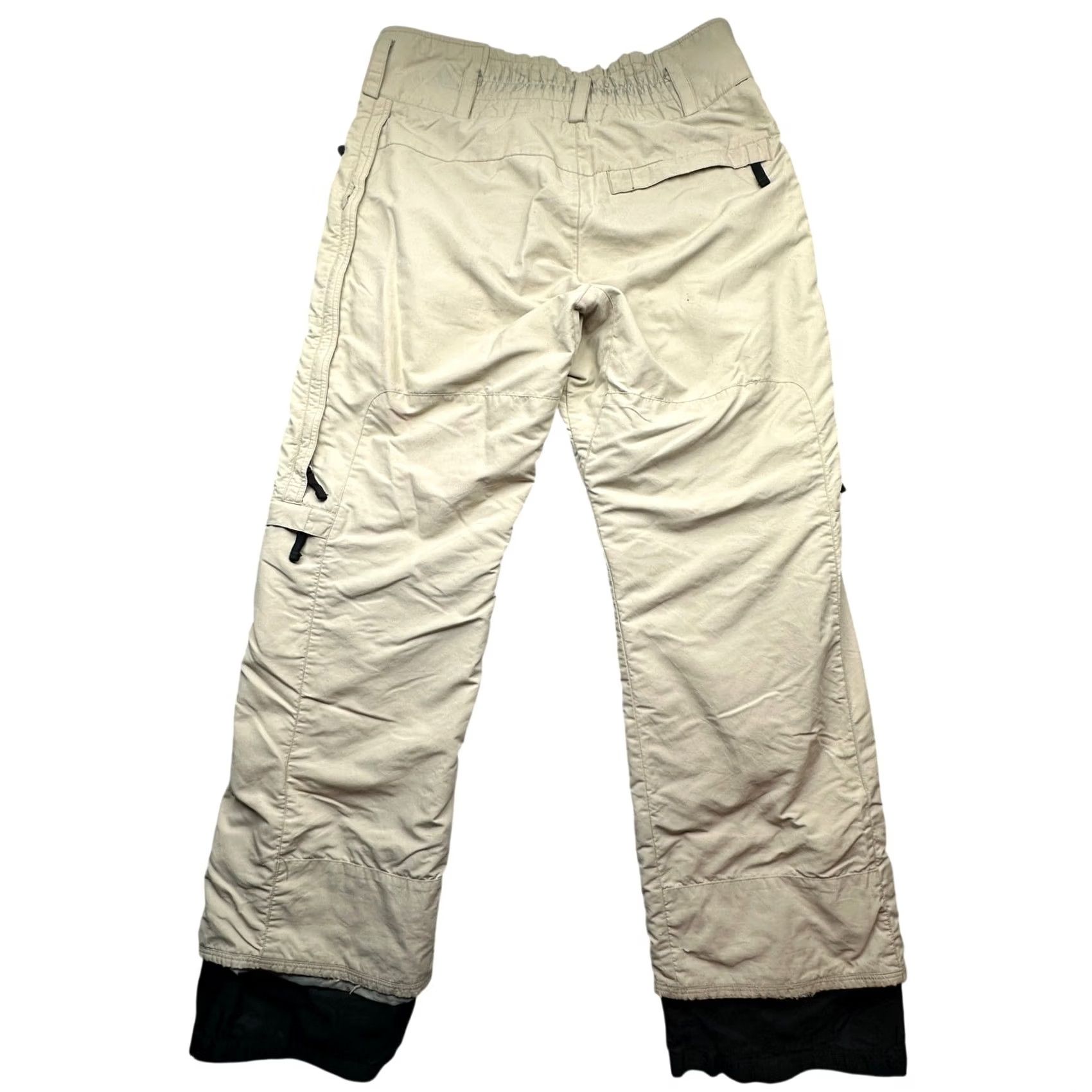 Burton Burton Toast Snow Pants Mens XL Beige Khaki Snowboarding Ski Pants with Pockets Zipper Rise High 34 In Inseam Casual Regular Nylon Polyester Mens Size US 36 / EU 52 - 2 Thumbnail