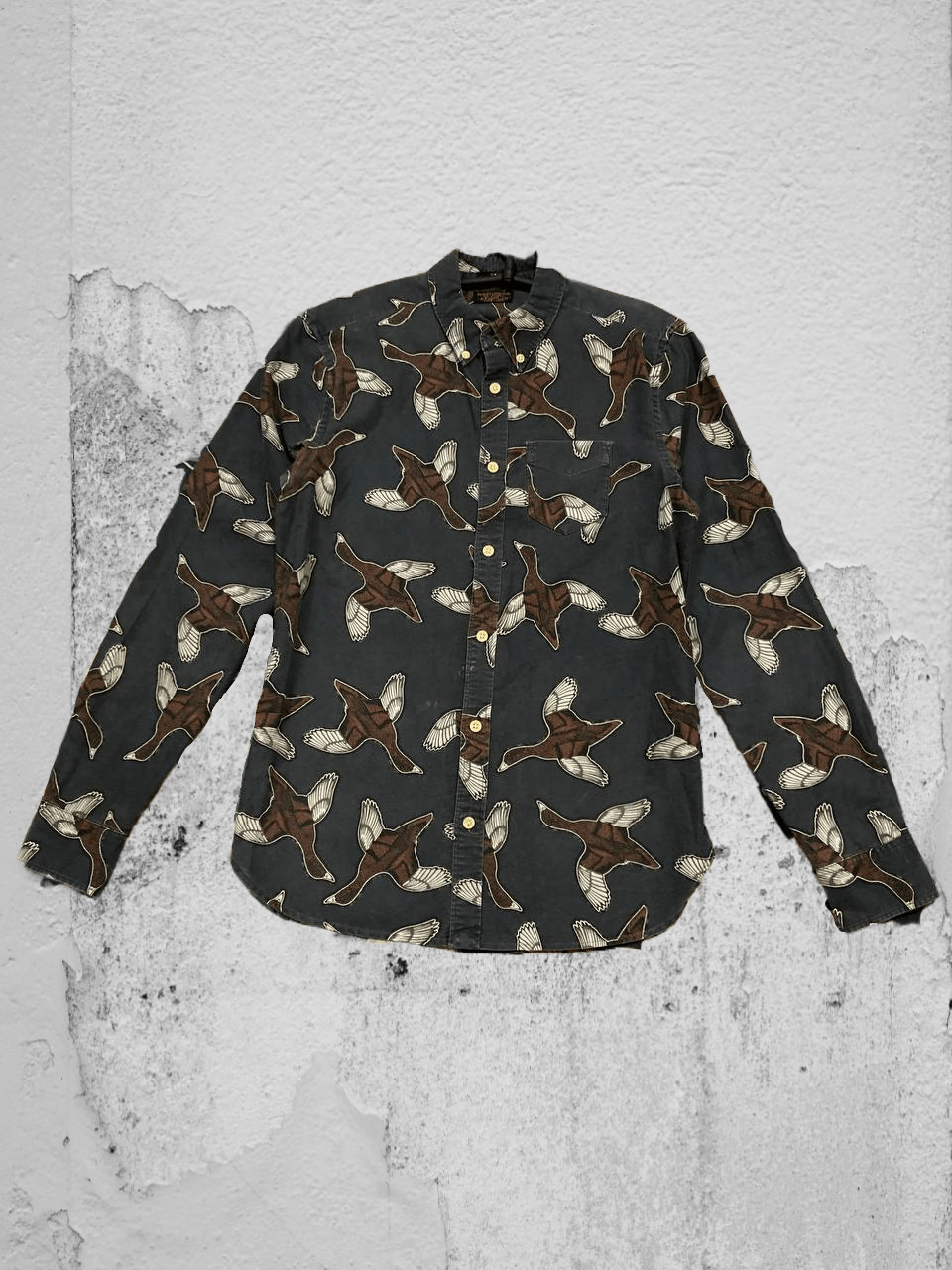 Allsaints Vintage unusual print Shirt Allsaints crazy Y2K size XS Size US XS / EU 42 / 0 - 1 Thumbnail