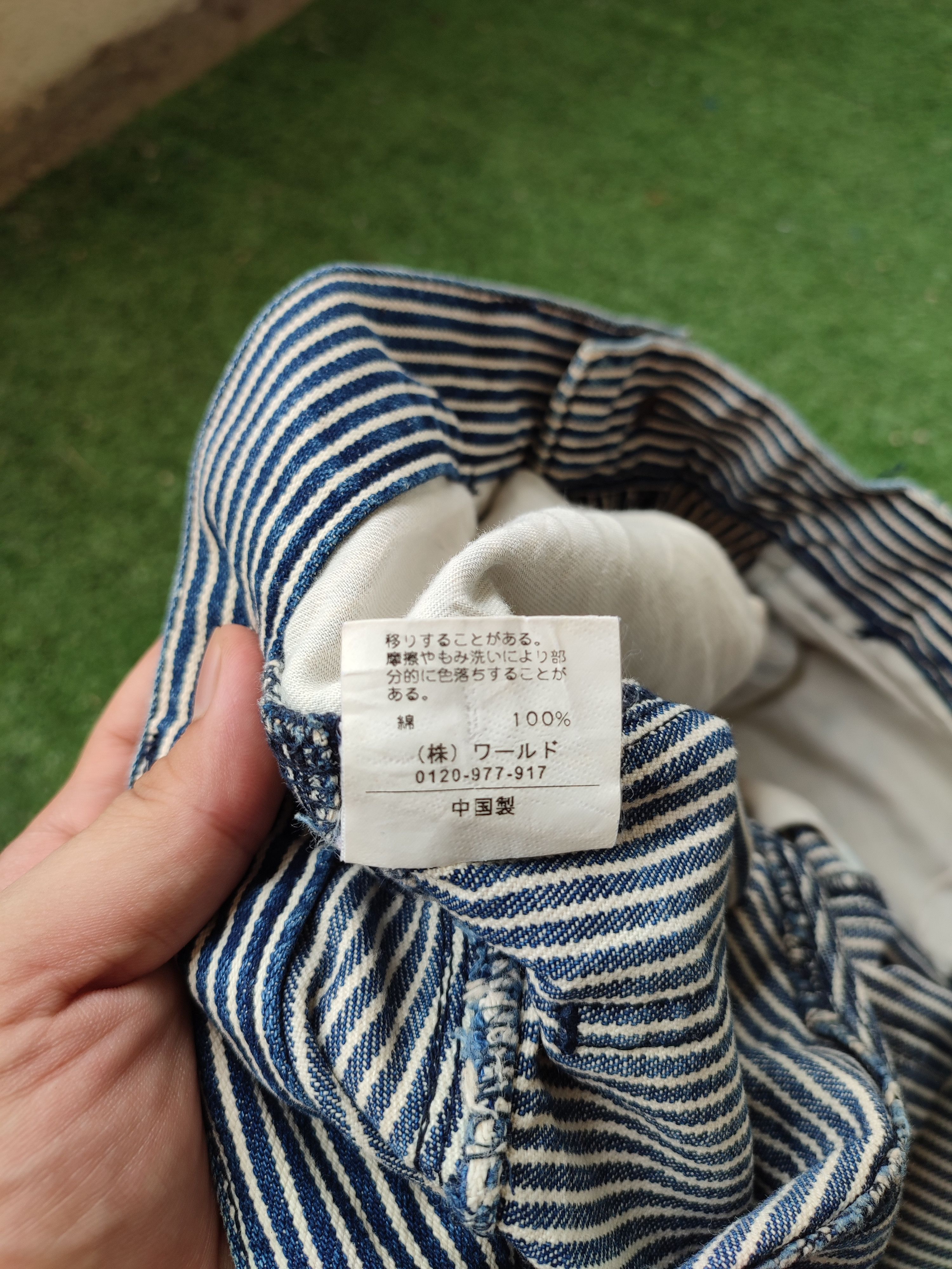 Takeo Kikuchi VINTAGE TAKEO KIKUCHI HICKORY DOUBLE KNEE Size US 32 / EU 48 - 11 Thumbnail