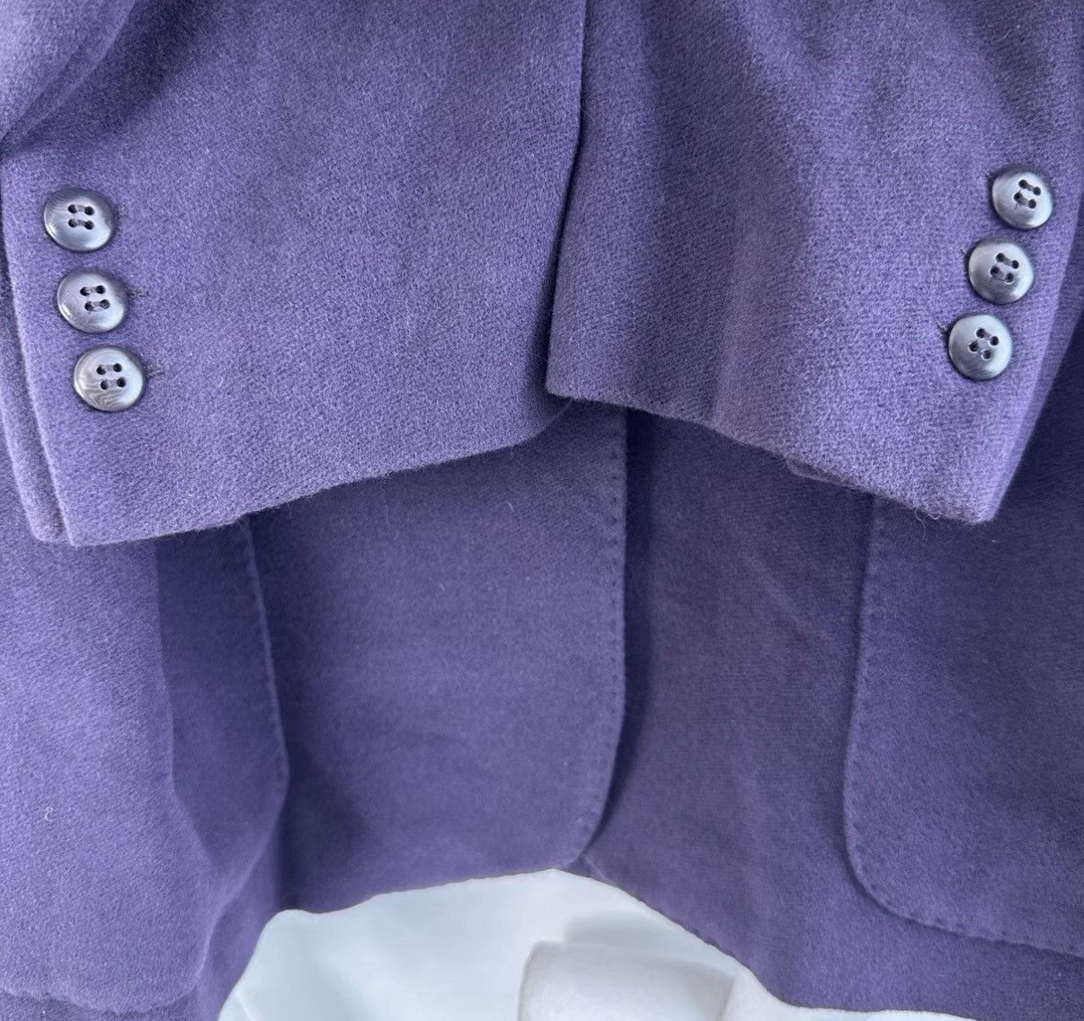 Max Mara MaxMara Purple Single-Breasted Blazer K12 Size XS / US 0-2 / IT 36-38 - 6 Thumbnail