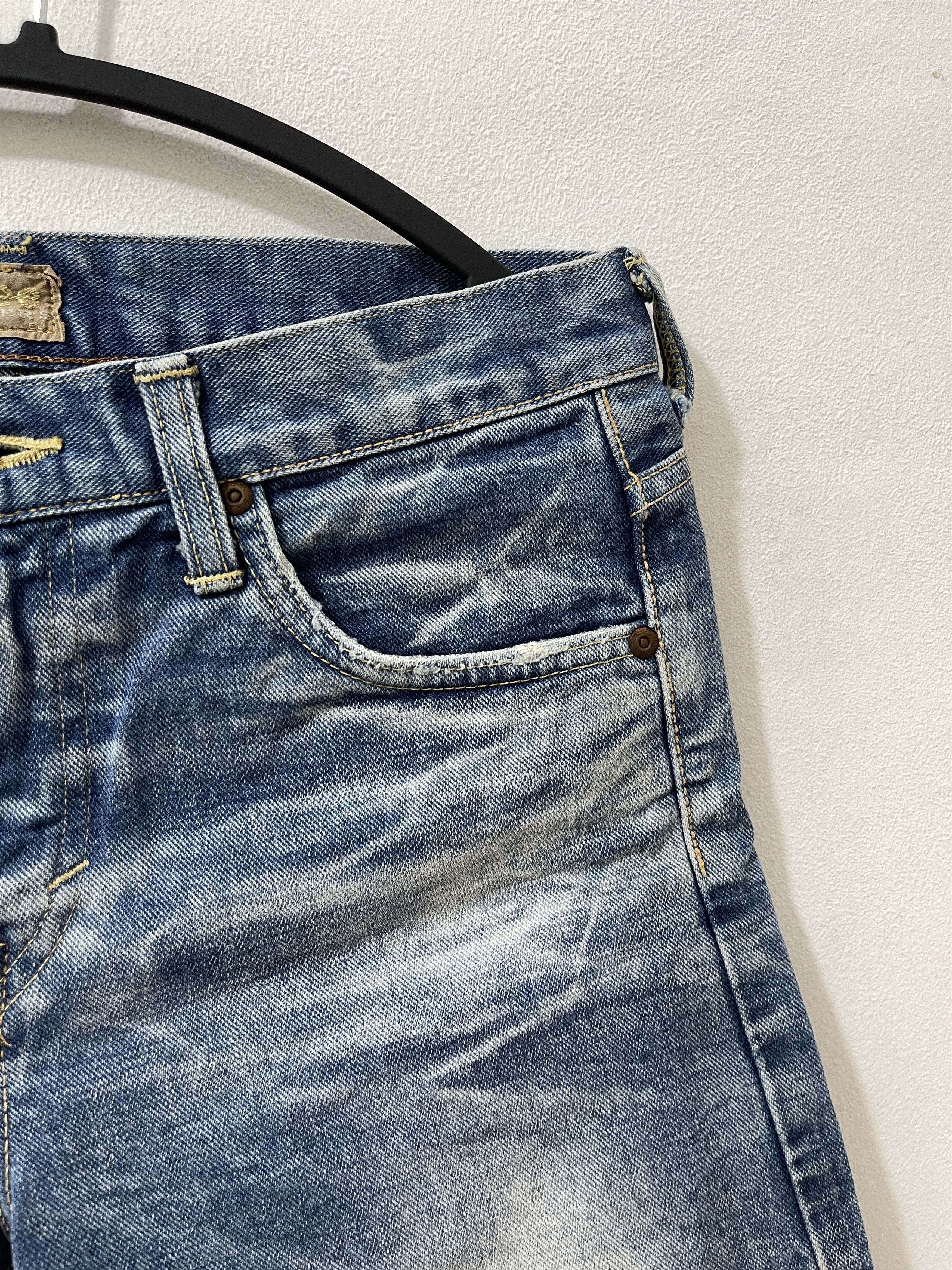 Lee Vintage Lee Riders Selvedge Denim Shorts Size US 29 - 4 Thumbnail