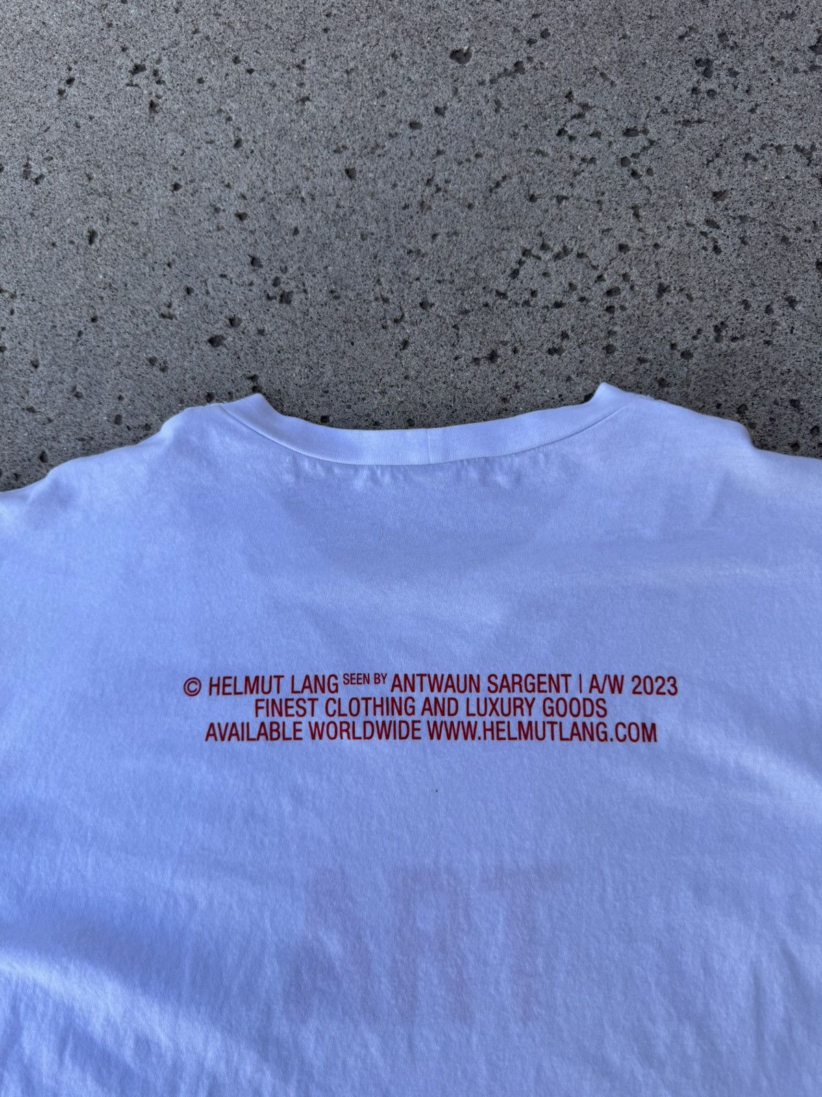 Helmut Lang Helmut Lang Art Inside Out Tee Size US XL / EU 56 / 4 - 2 Thumbnail
