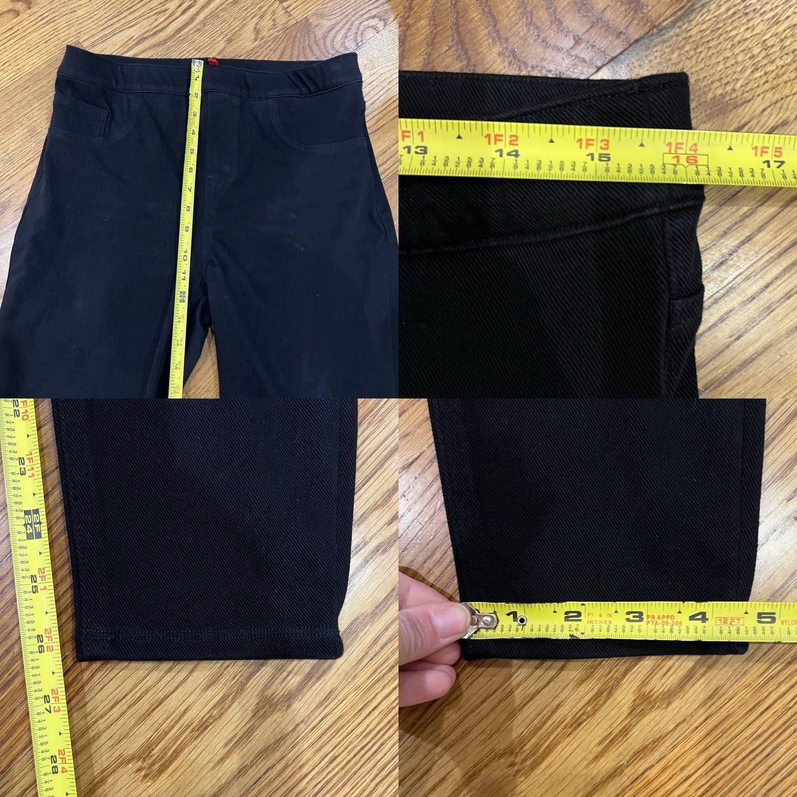 Spanx SPANX Black Ponte Skinny Ankle Pants Size XL - Women's Everyday Comfort, 4-Way Stretch, Pull-Up, Mid Rise Size 40" / US 18 - 8 Thumbnail