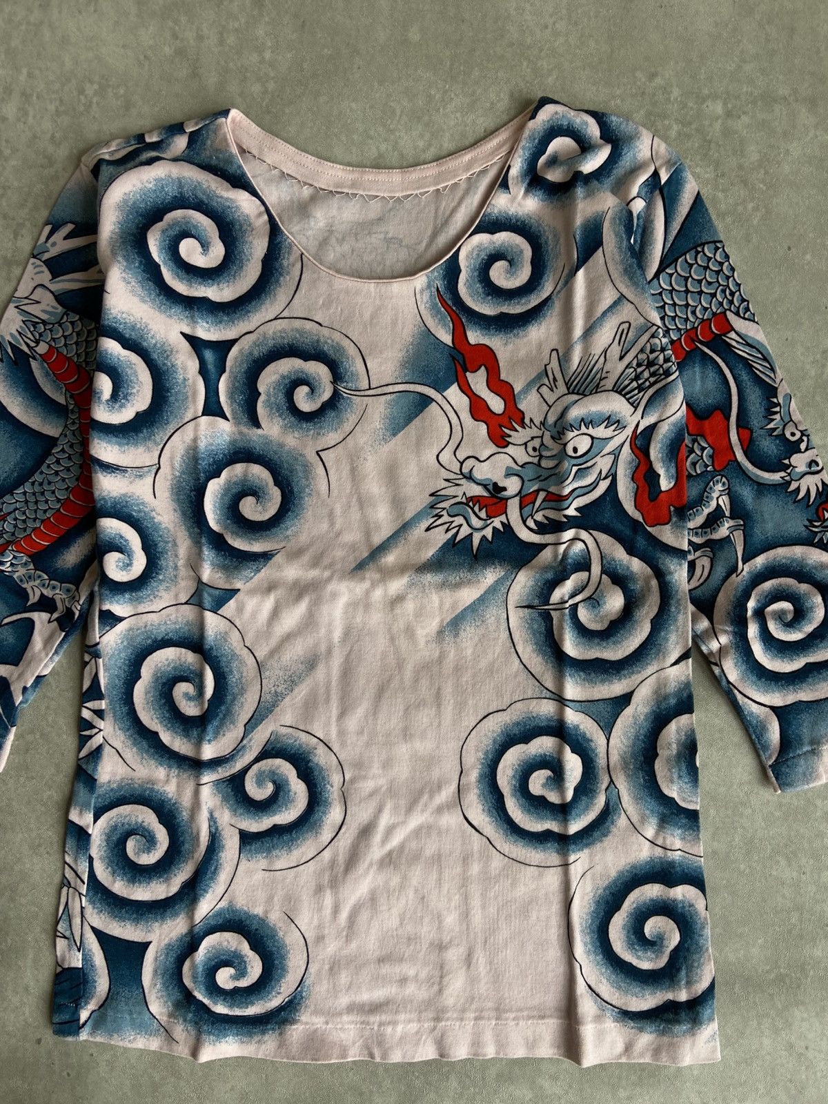 Beauty Beast × If Six Was Nine × Japanese Brand Japanese Dragon 90s AOP Raglan Kimono Dragon Style Size US M / EU 48-50 / 2 - 2 Thumbnail