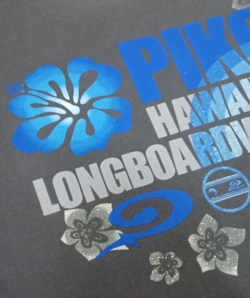 Vintage Vintage 90s PIKO Hawaiian Longboard Wear T-shirt Size US XL / EU 56 / 4 - 19 Thumbnail