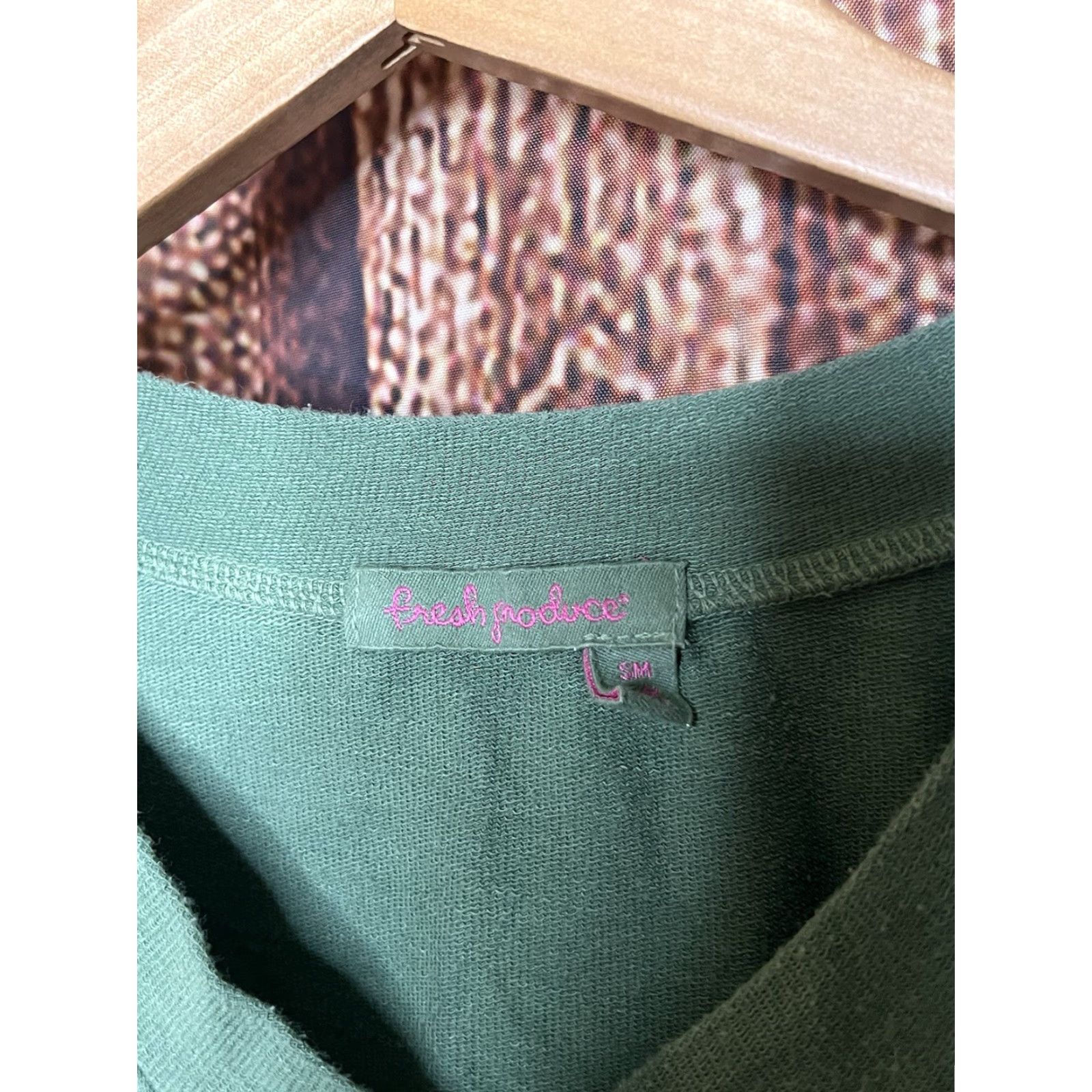 Vintage Fresh Produce Womens Green Pullover Sweatshirt Size Small Size S / US 4 / IT 40 - 3 Thumbnail