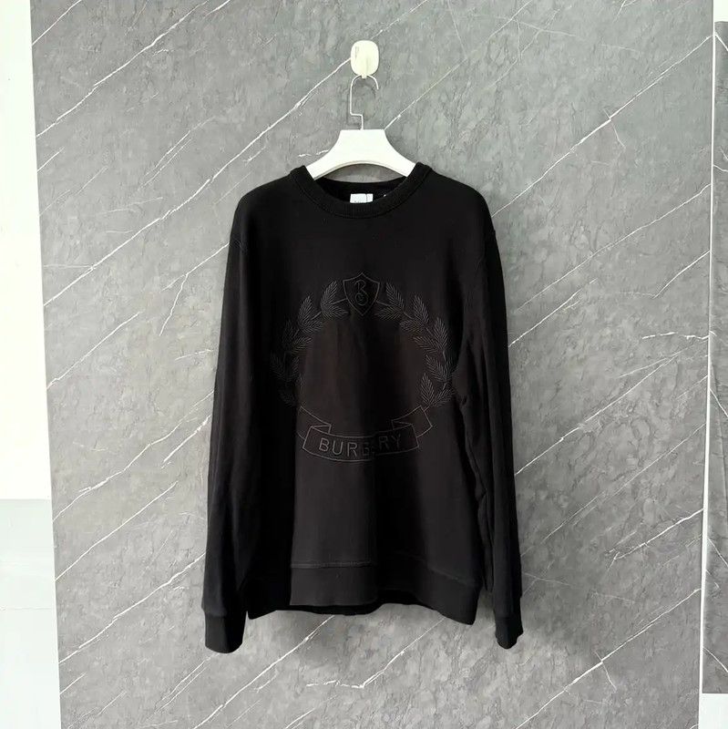 Burberry Burberry Men's Black Cotton Sweatshirt XL Size US XL / EU 56 / 4 - 1 Thumbnail