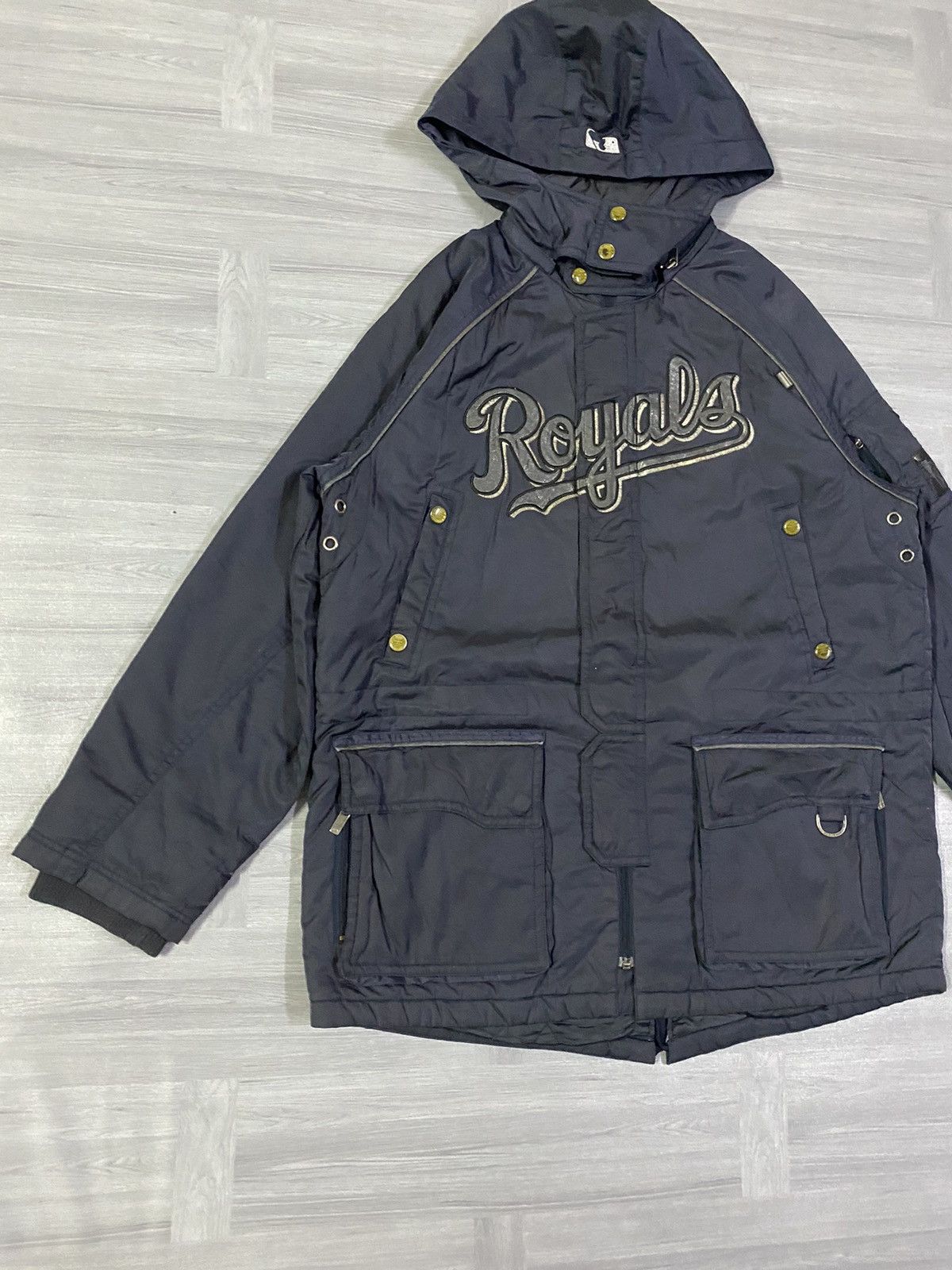 MLB Vintage MLB Old School Royals Jacket Size US L / EU 52-54 / 3 - 3 Thumbnail