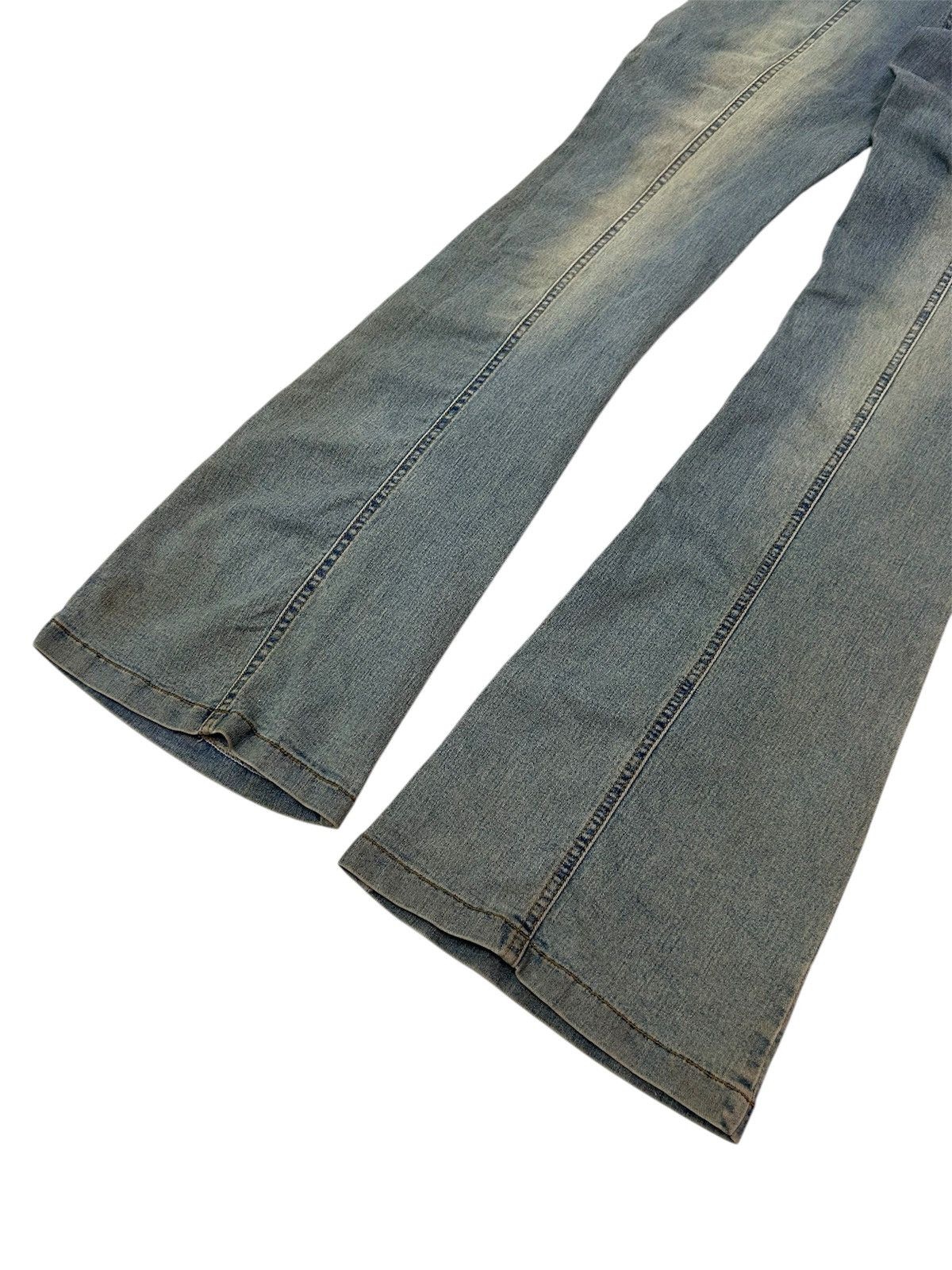 Japanese Brand × Vintage 💥 Vintage Japanese Punk Style Boot Cut Jeans Size 28" / US 6 / IT 42 - 13 Thumbnail
