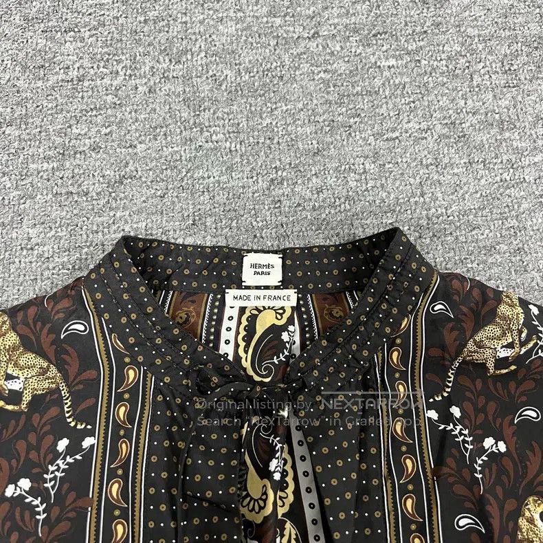 Hermes Hermes Silk Shirt Size XS / US 0-2 / IT 36-38 - 4 Thumbnail