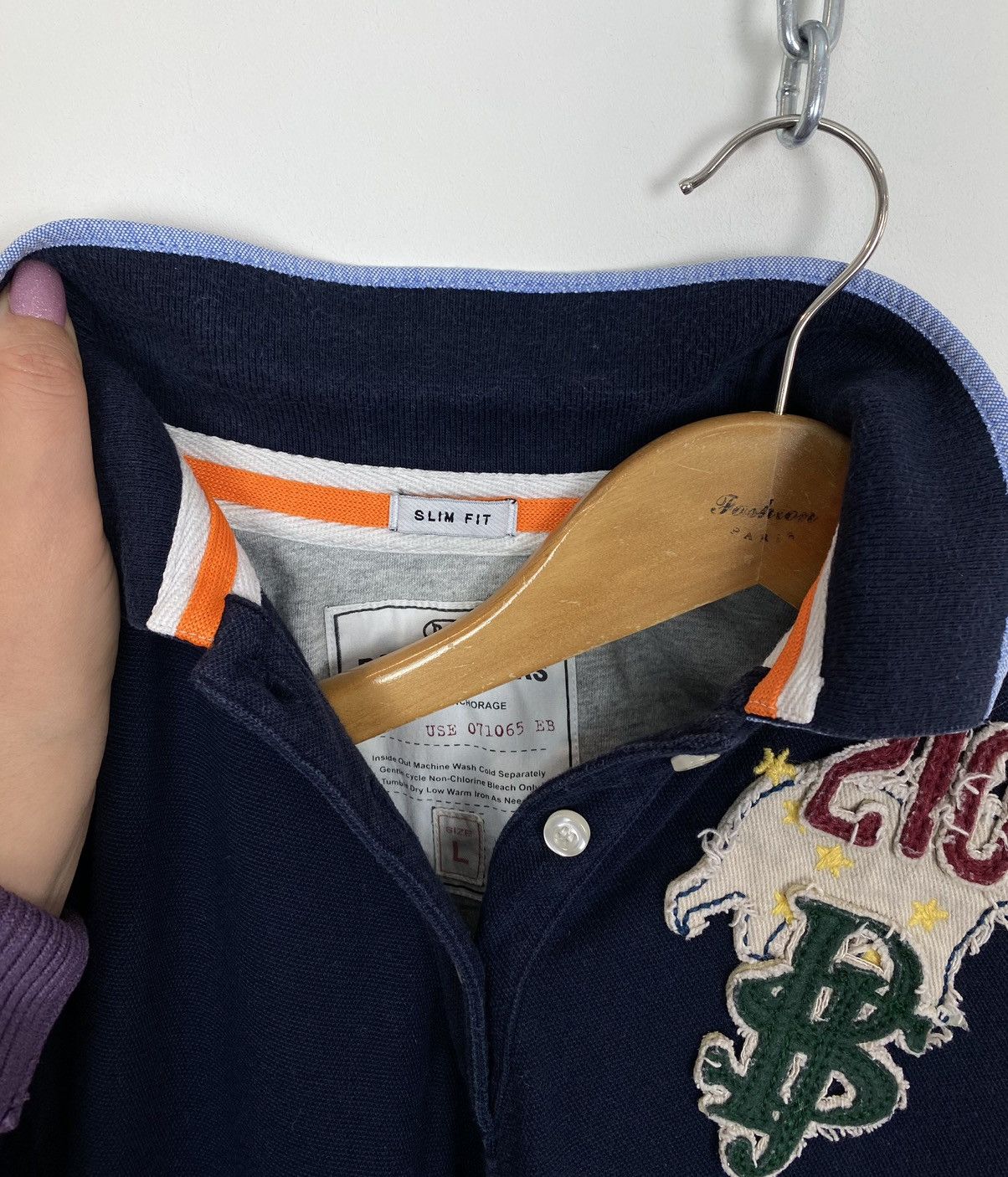 Parajumpers Parajumpers Short Sleeve Polo Shirt Women’s Size L Top Blue Size L / US 10 / IT 46 - 8 Thumbnail