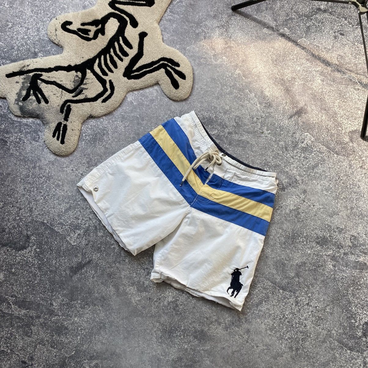 Vintage Vintage Polo Ralph Lauren Nylon big pony y2k shorts Size US 34 / EU 50 - 1 Thumbnail