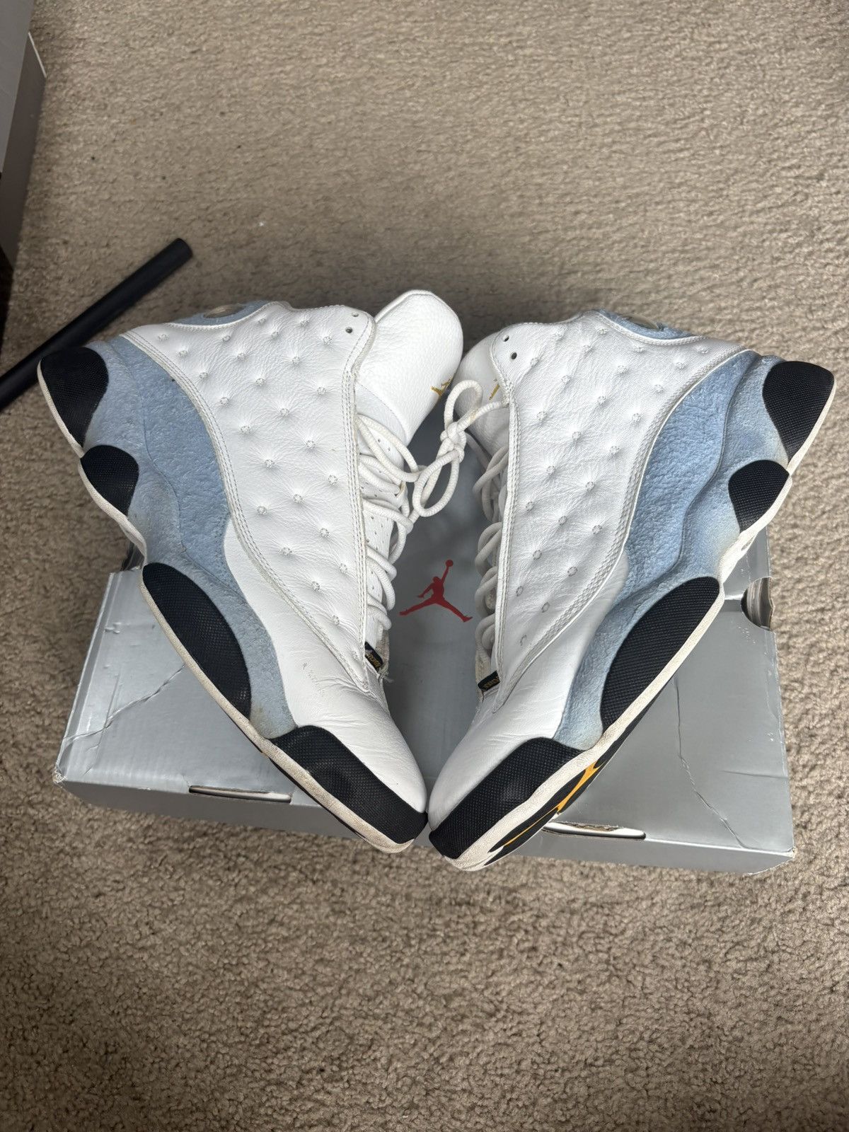 Jordan Brand Air jordan 13 blue grey sneakers size 13 Size US 11 / EU 44 - 2 Thumbnail