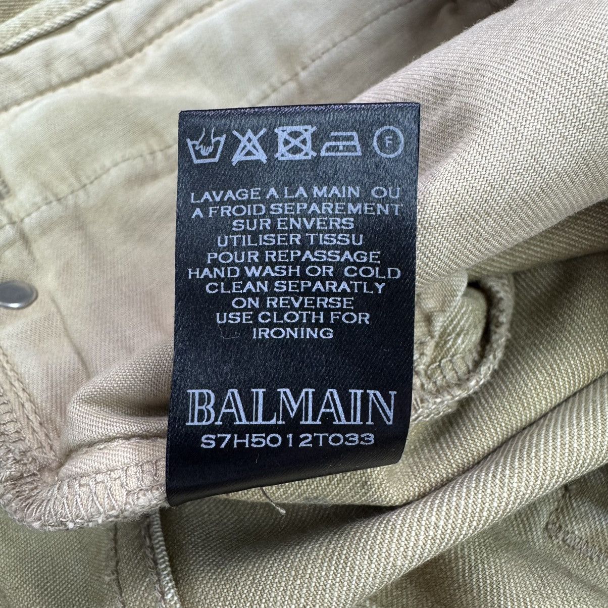 Balmain BALMAIN SS17 BEIGE DENIM Size US 31 - 5 Thumbnail
