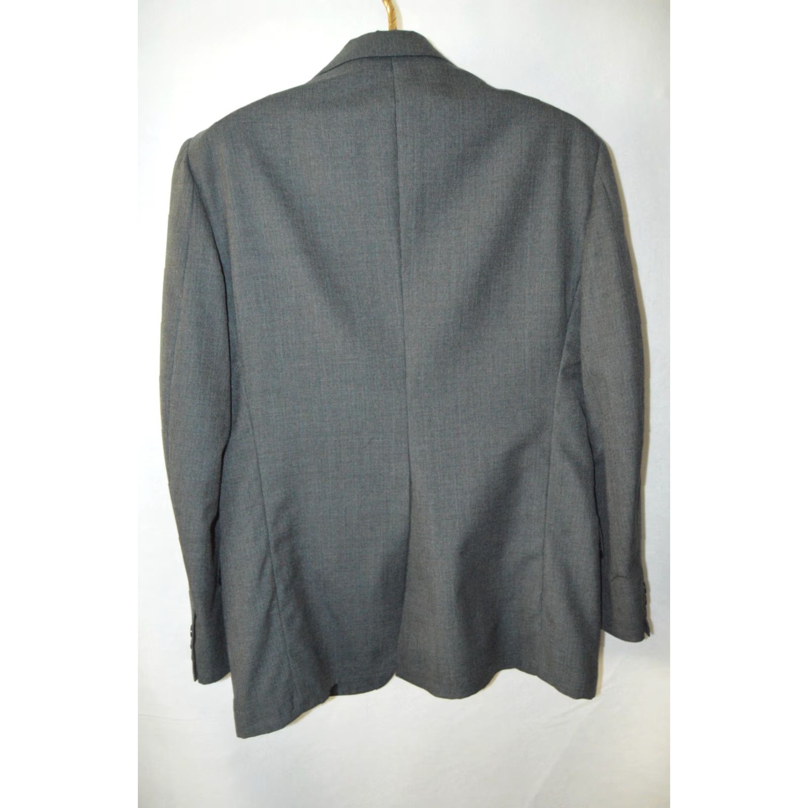 Vintage Kuppenheimer Men's Suit Dark Gray 40R Wool Two-Button Single-Breasted 3 Piece Regular Mens US Size 44R - 2 Thumbnail