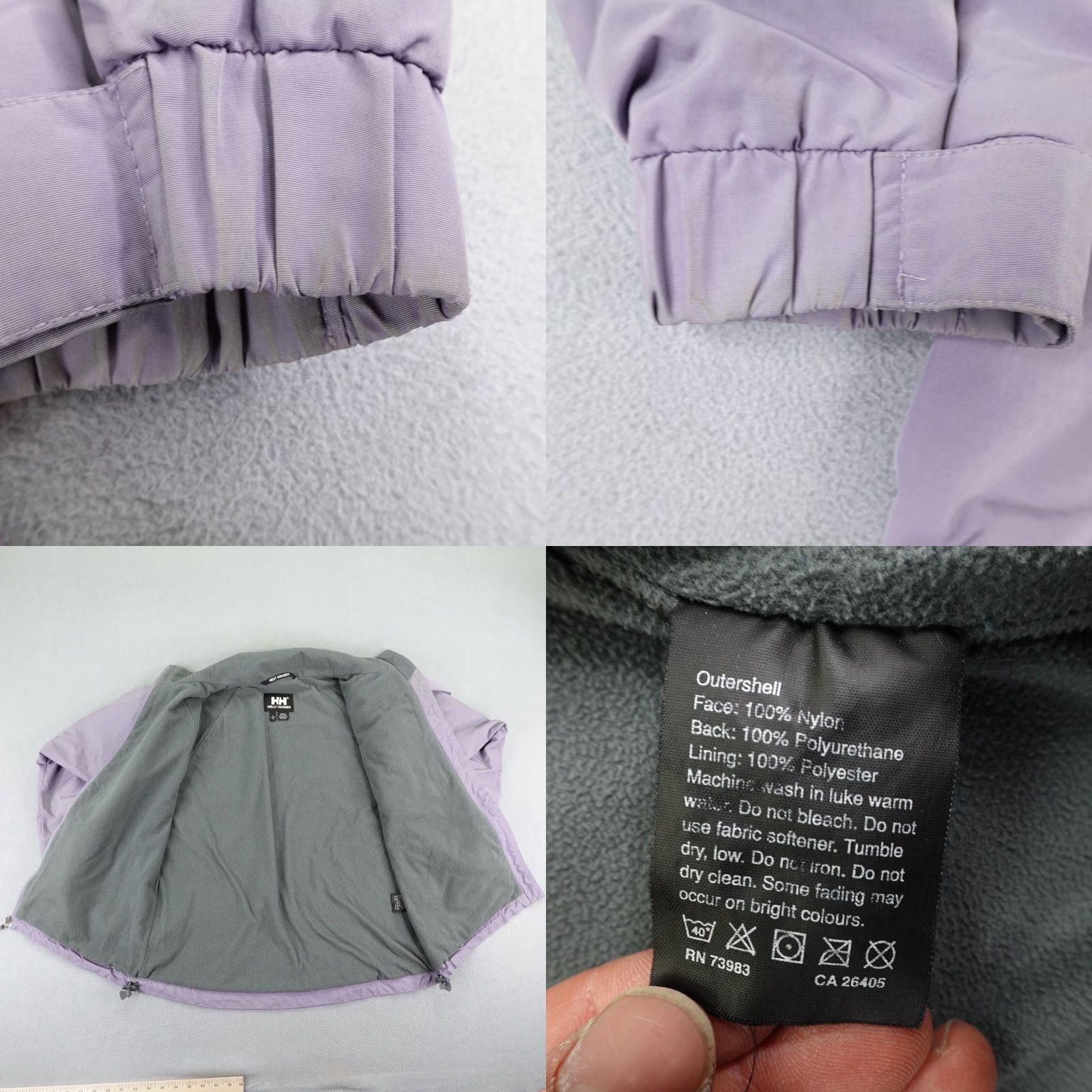Helly Hansen Helly Hansen Jacket Womens L Purple Windbreaker Zip Up Casual Wind-Resistant, Lined Outdoors Coat - Regular Fit Size L / US 10 / IT 46 - 8 Thumbnail