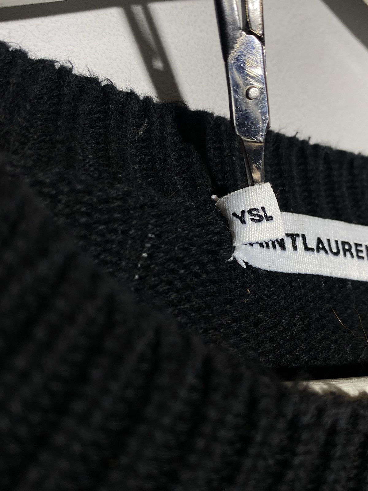 Saint Laurent Paris Saint Laurent Jeans YSL Men’s Cotton Black Sweater Size US M / EU 48-50 / 2 - 13 Thumbnail