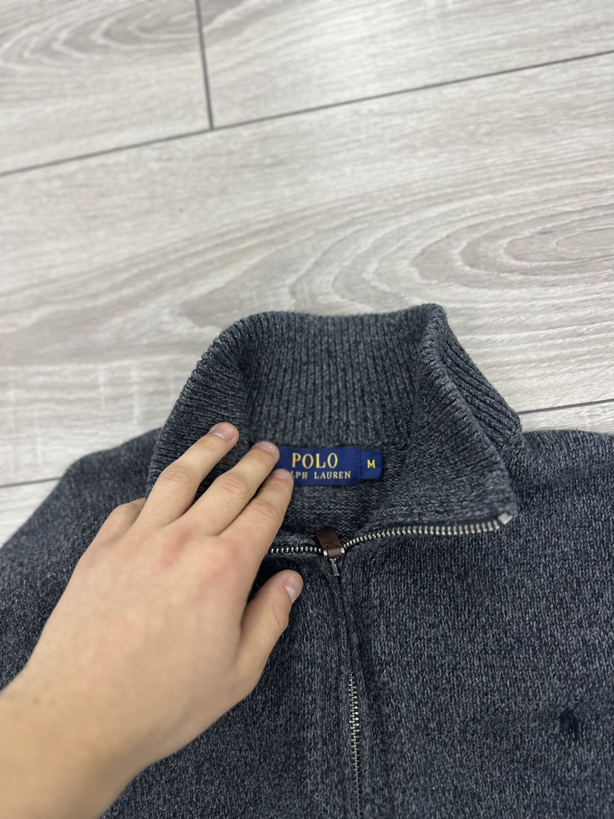 Polo Ralph Lauren Polo Ralph Lauren 1/4 Zip Gray Hoodie Old Money Style Size US S / EU 44-46 / 1 - 4 Thumbnail