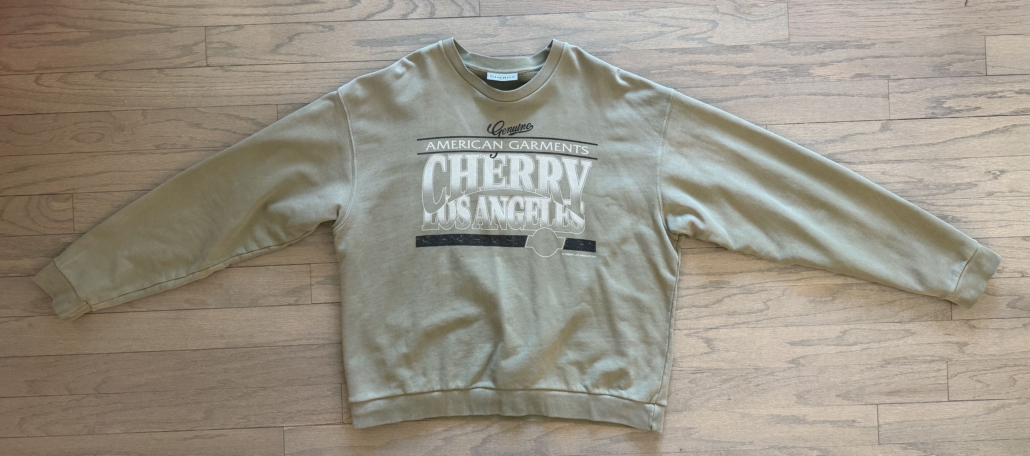 Cherry LA American Garments Crewneck Size US XL / EU 56 / 4 - 1 Thumbnail