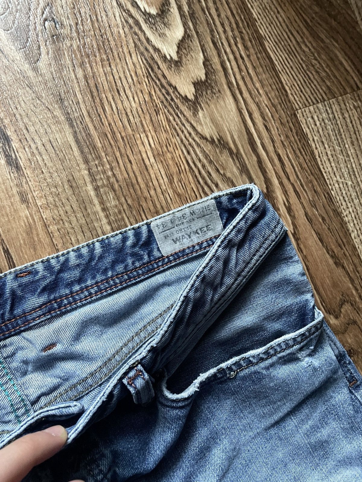 Diesel Vintage Y2K Diesel Waykee Wide Leg Jeans Size US 34 / EU 50 - 4 Thumbnail
