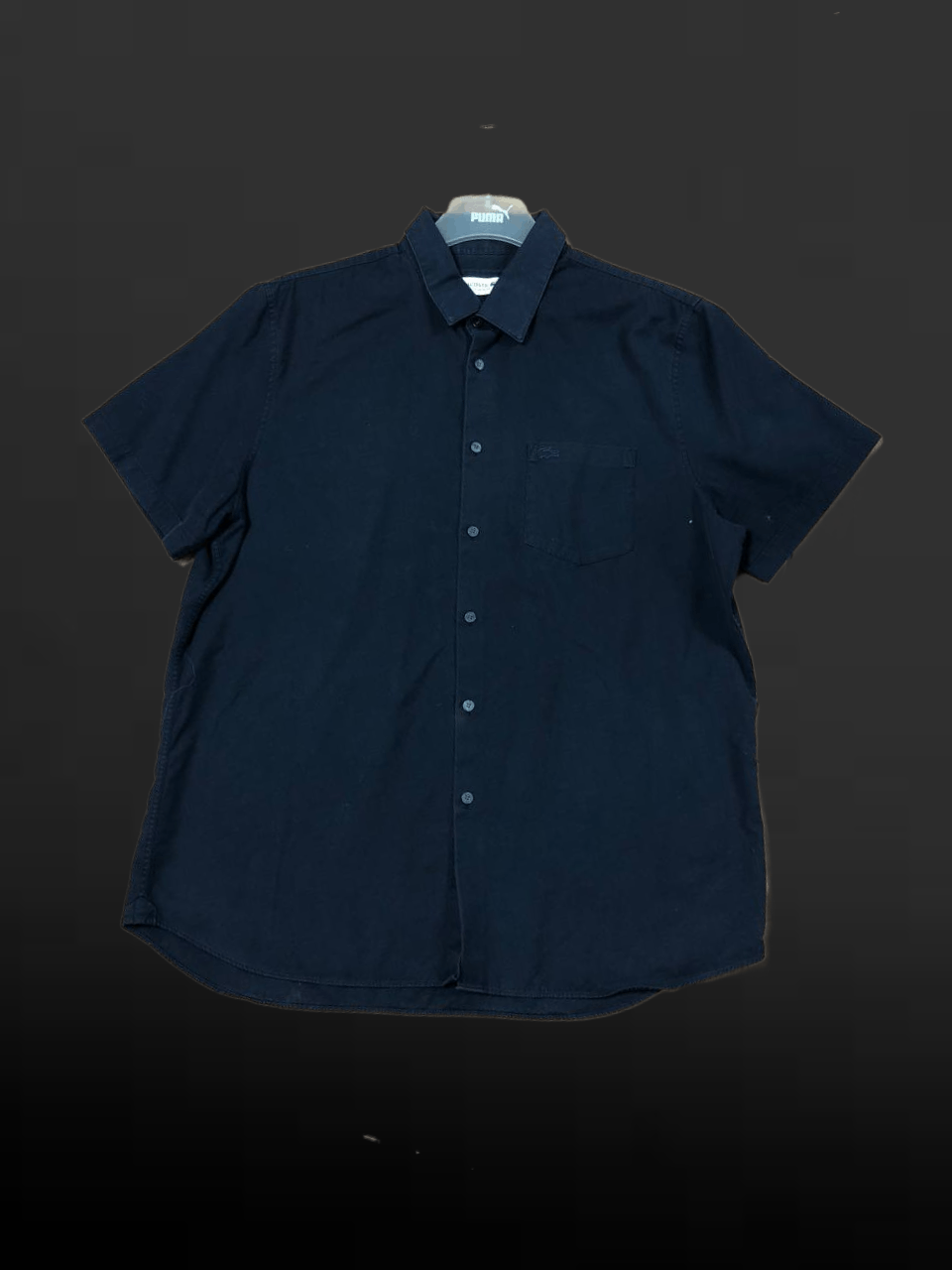 Lacoste Vintage Black Shirt logo Lacoste Regular Fit Size US M / EU 48-50 / 2 - 1 Thumbnail