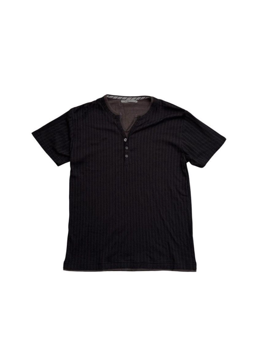 If Six Was Nine × Japanese Brand × Le Grande Bleu (L.G.B.) DOUBLE LAYER STRIP SHIRT Size US M / EU 48-50 / 2 - 1 Thumbnail