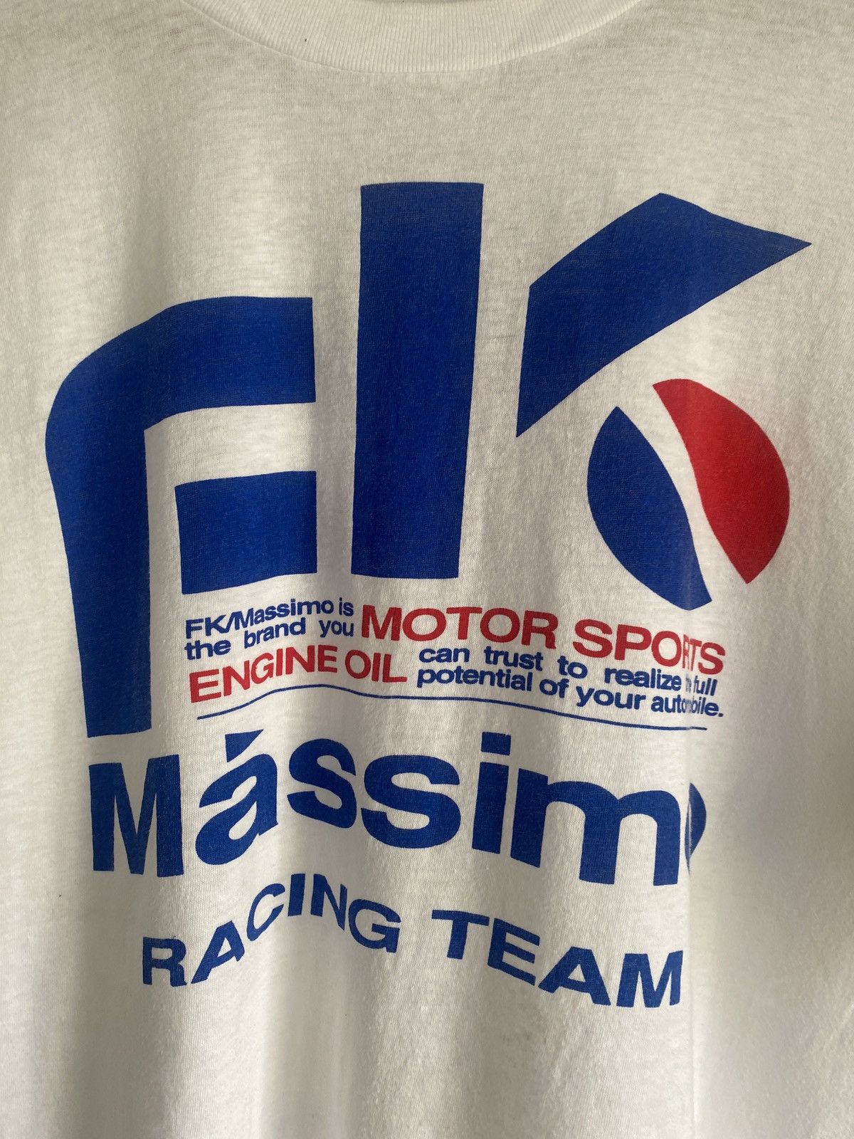 Vintage Vintage Massimo Motor Sport Racing Tee Size US L / EU 52-54 / 3 - 2 Thumbnail