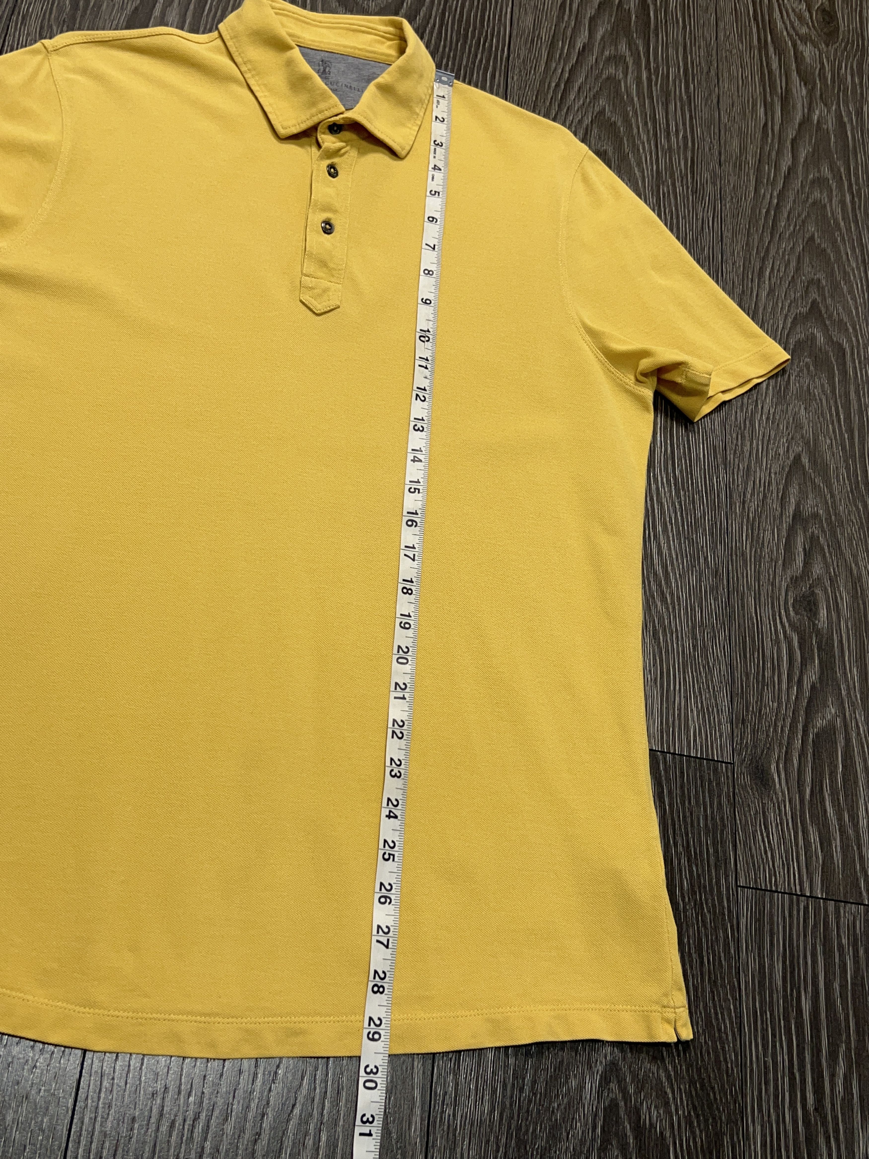 Brunello Cucinelli Brunello Cucinelli Slim Fit Polo T Shirt Tee Classic Button Size US XL / EU 56 / 4 - 7 Thumbnail