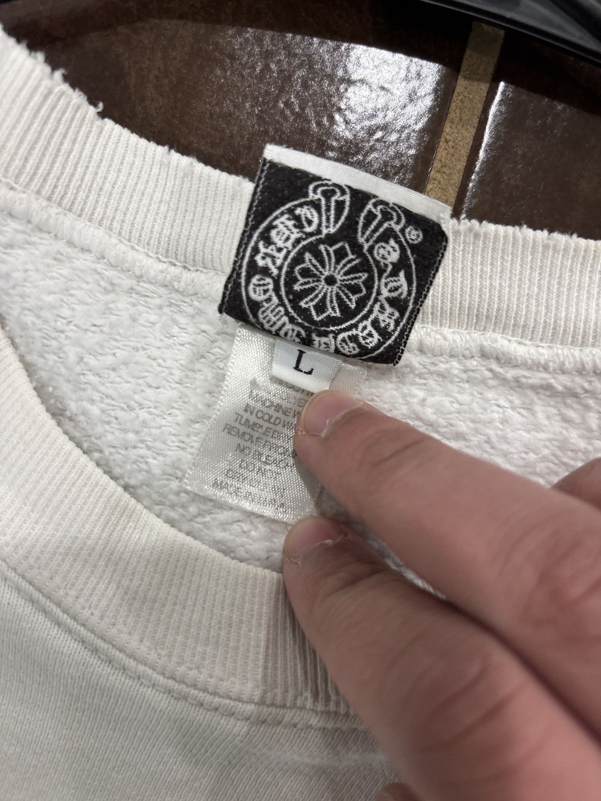 Chrome Hearts VINTAGE Chrome Hearts Horseshoe Crewneck Size Large Size US L / EU 52-54 / 3 - 12 Thumbnail
