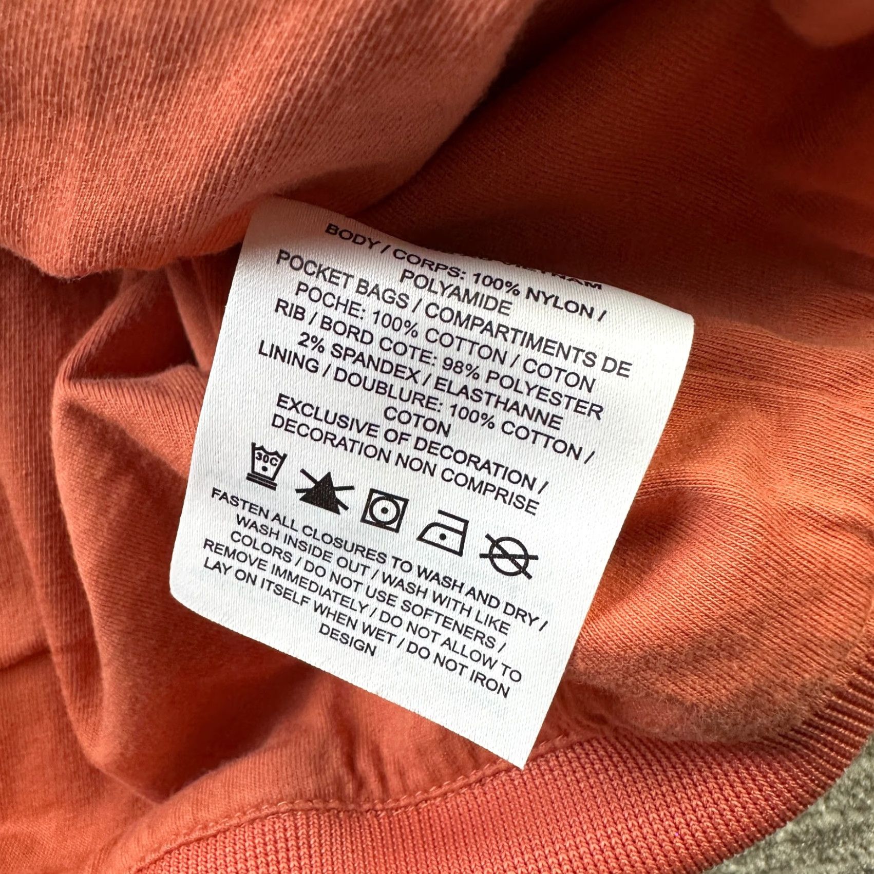 Nike Nike Jacket Mens M Orange Full Zip Bomber Tech Pack Size US M / EU 48-50 / 2 - 7 Thumbnail